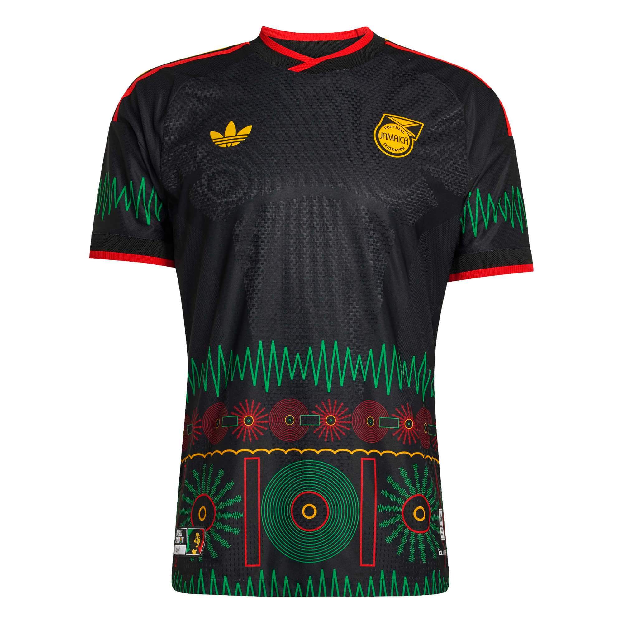 adidas 2026 Jamaica Men's Authentic Away Soccer Jersey (Front)