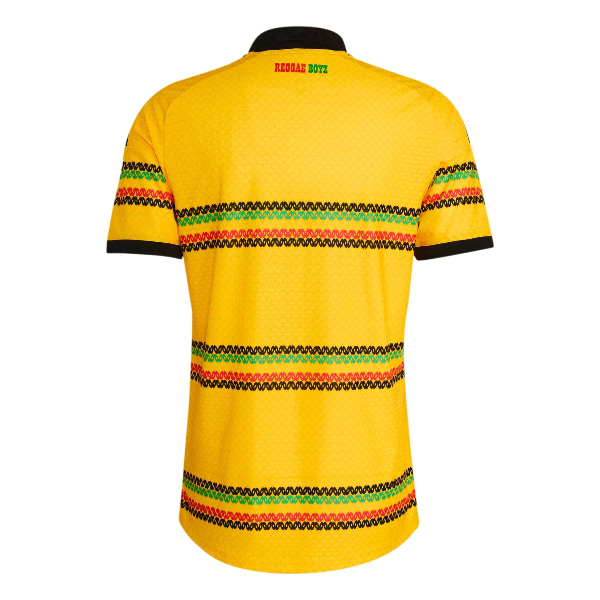 adidas 2026 Jamaica Men's Authentic Home Soccer Jersey (Back)