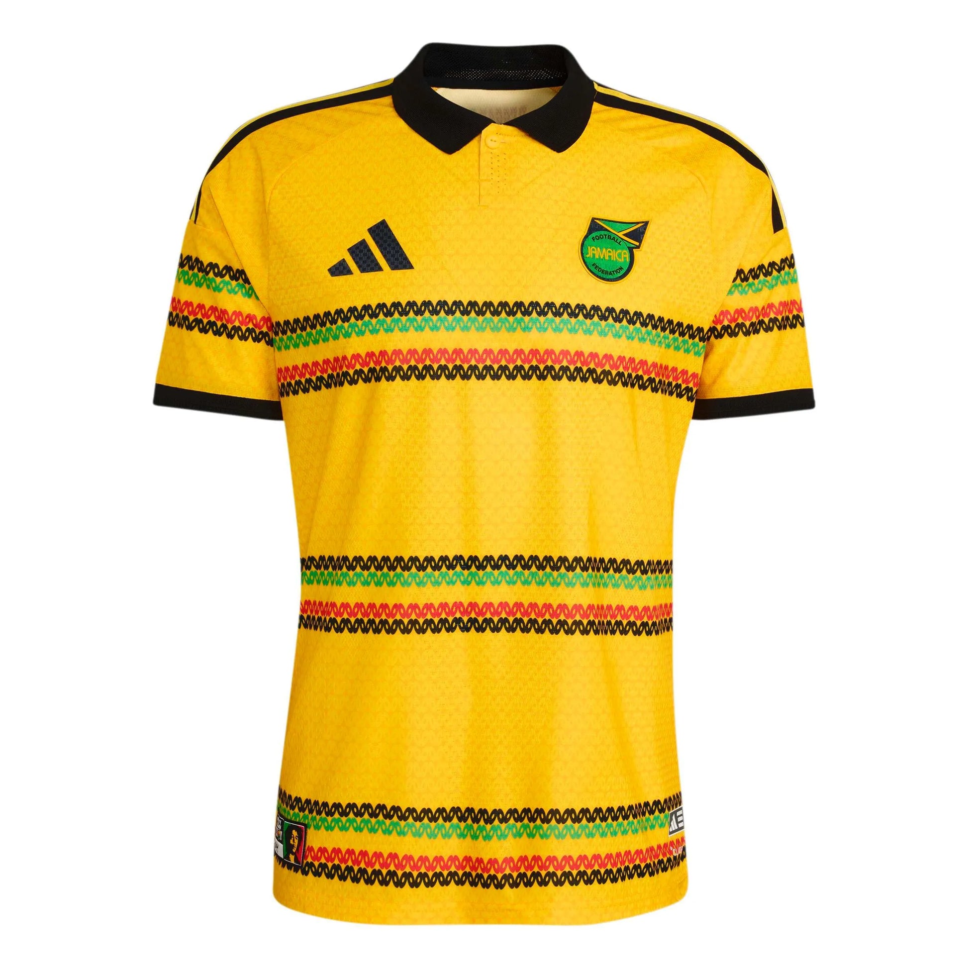 adidas 2026 Jamaica Men's Authentic Home Soccer Jersey (Front)