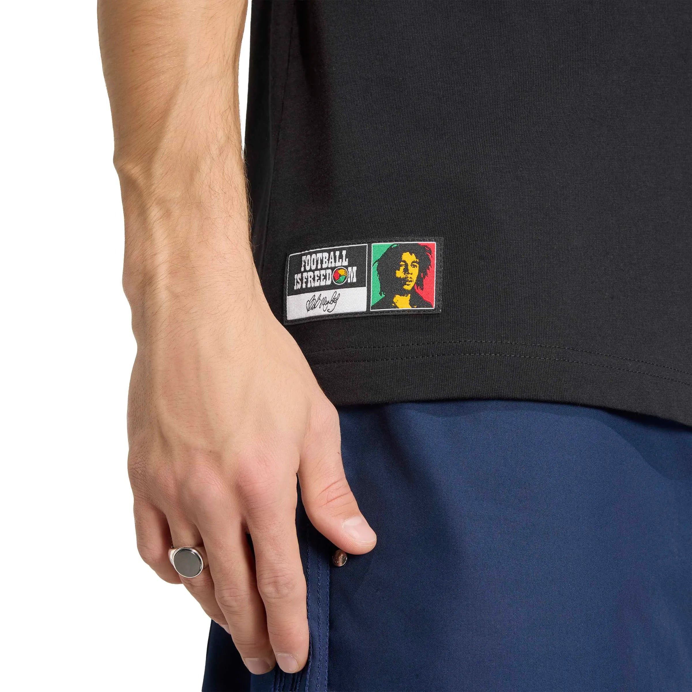 adidas 2026 Jamaica Men's Bob Marley DNA Tee (Detail 2)