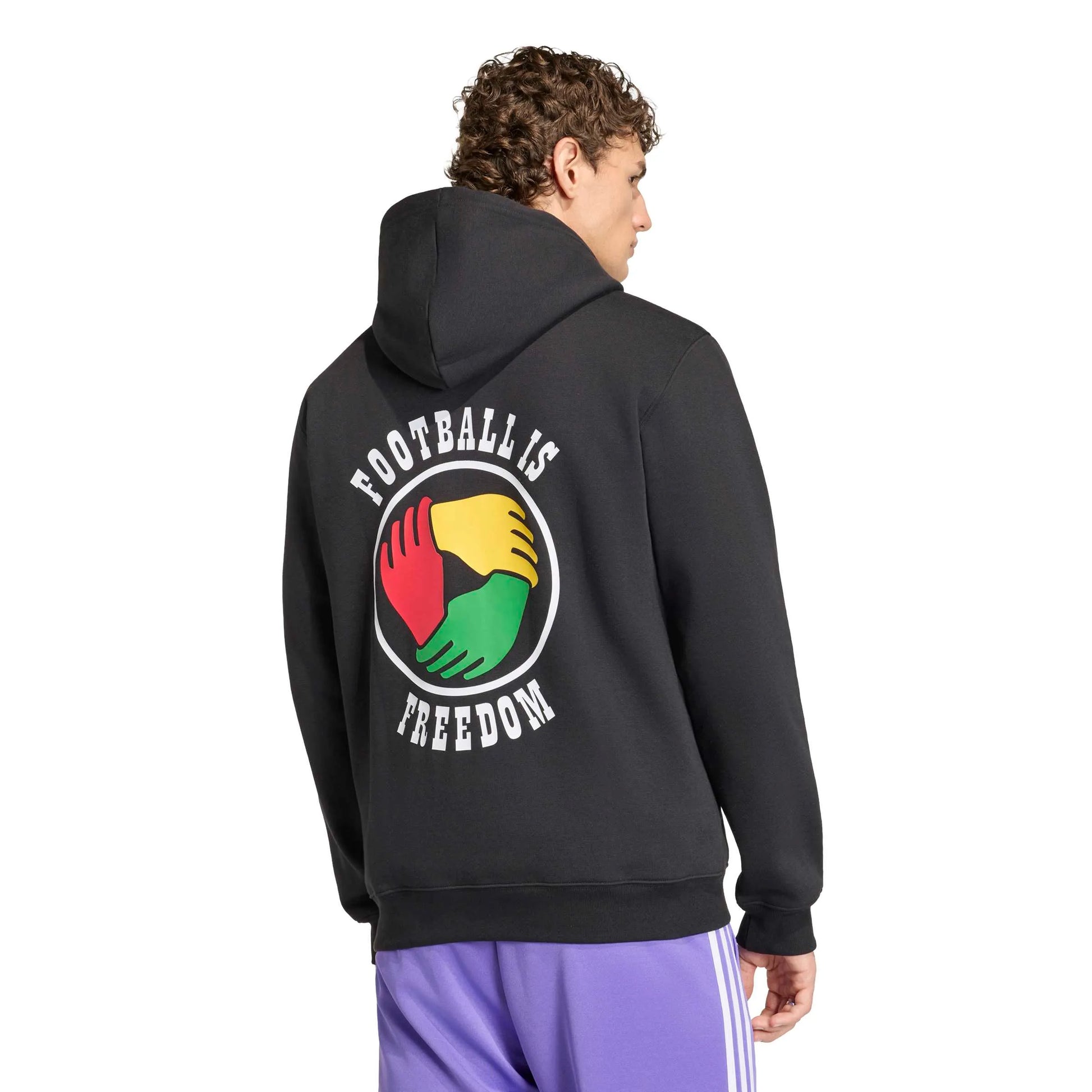 adidas 2026 Jamaica Men's Bob Marley Originals Hoodie (Model - Back)