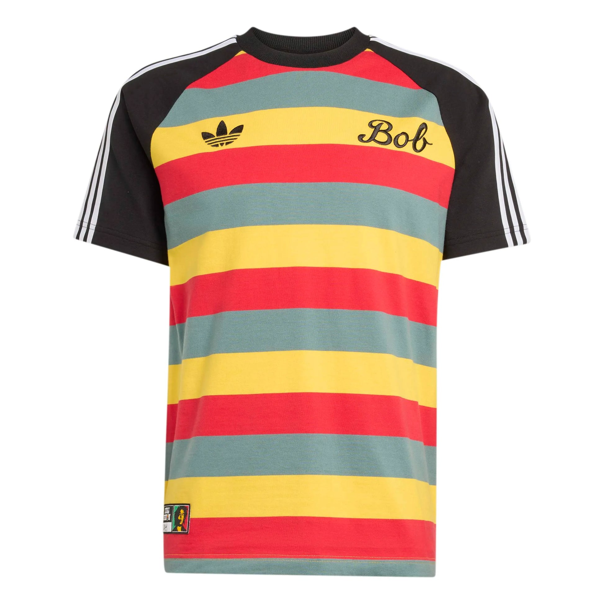 adidas 2026 Jamaica Men's Bob Marley Originals Tee Multicolor (Front)