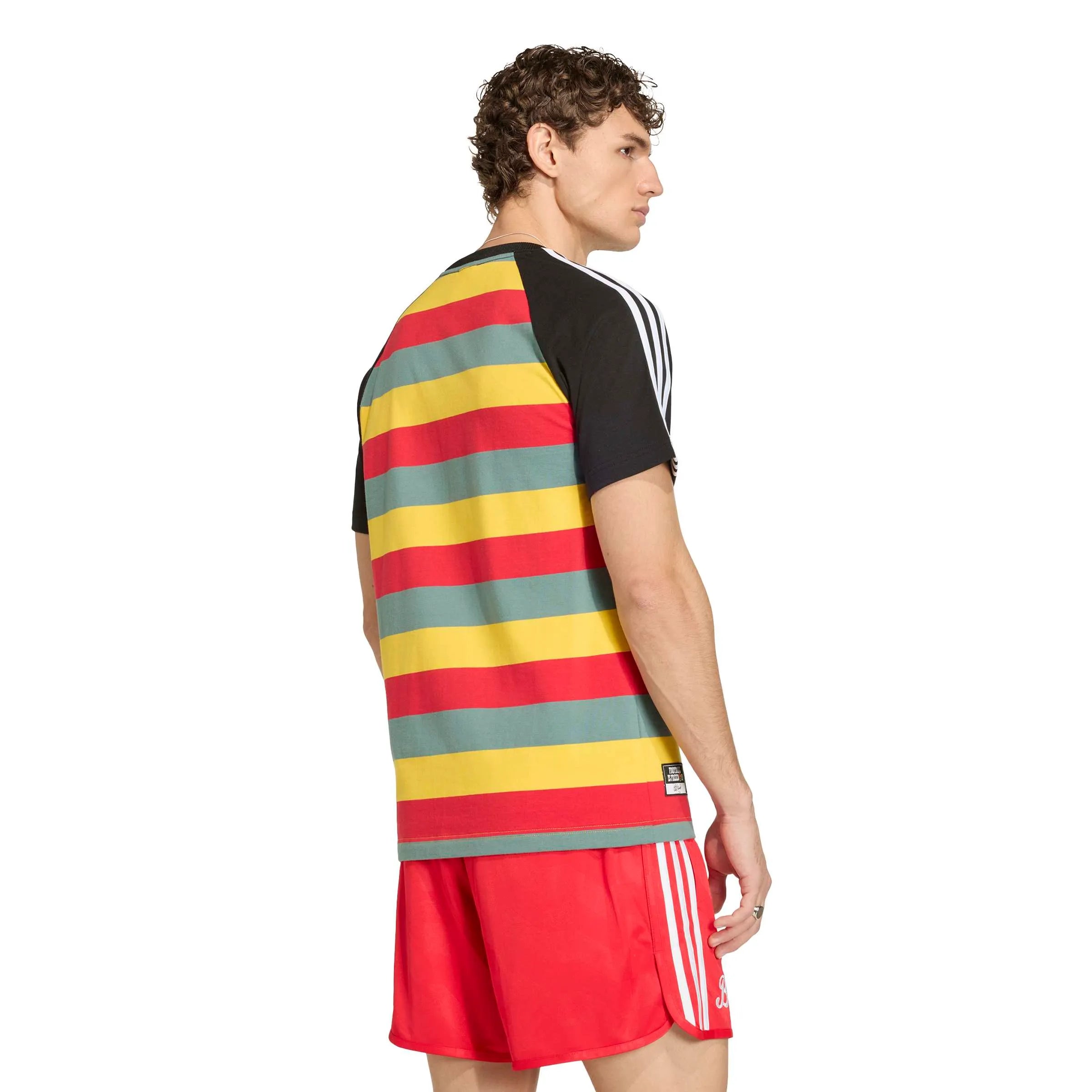 adidas 2026 Jamaica Men's Bob Marley Originals Tee Multicolor (Model - Back)