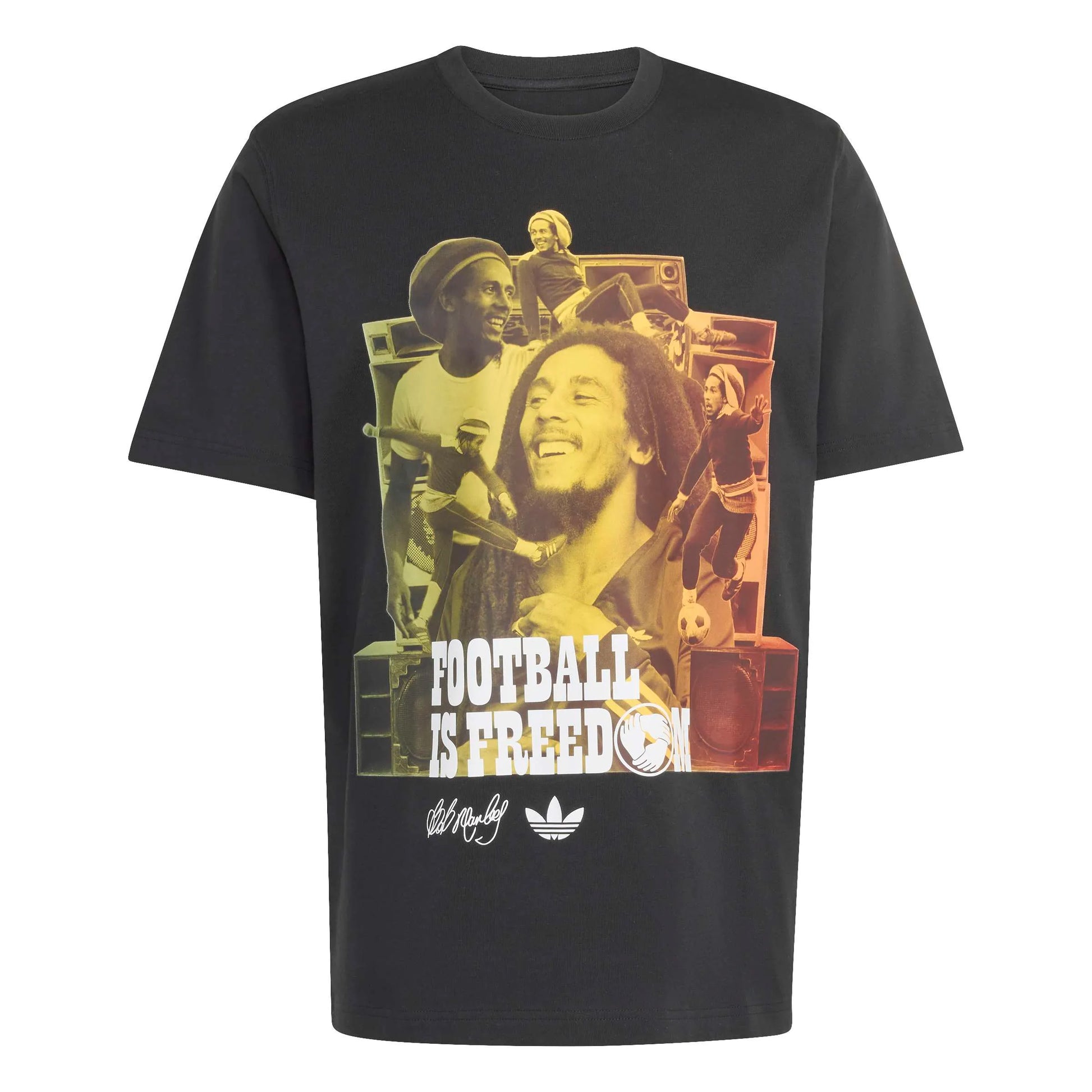 adidas 2026 Jamaica Men's Bob Marley Originals Tee (Front)