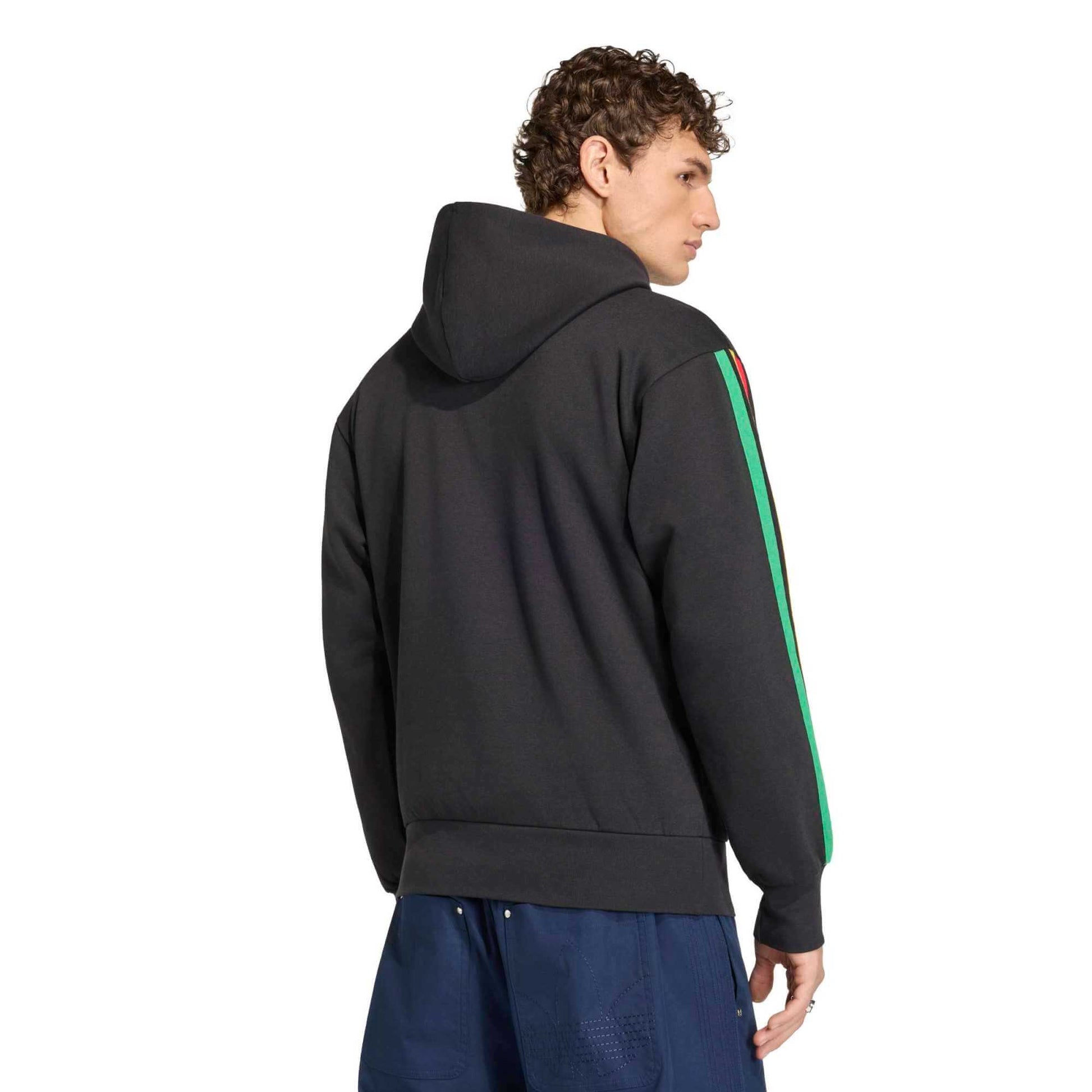 adidas 2026 Jamaica Men's DNA Fleece Hoodie (Model - Back)
