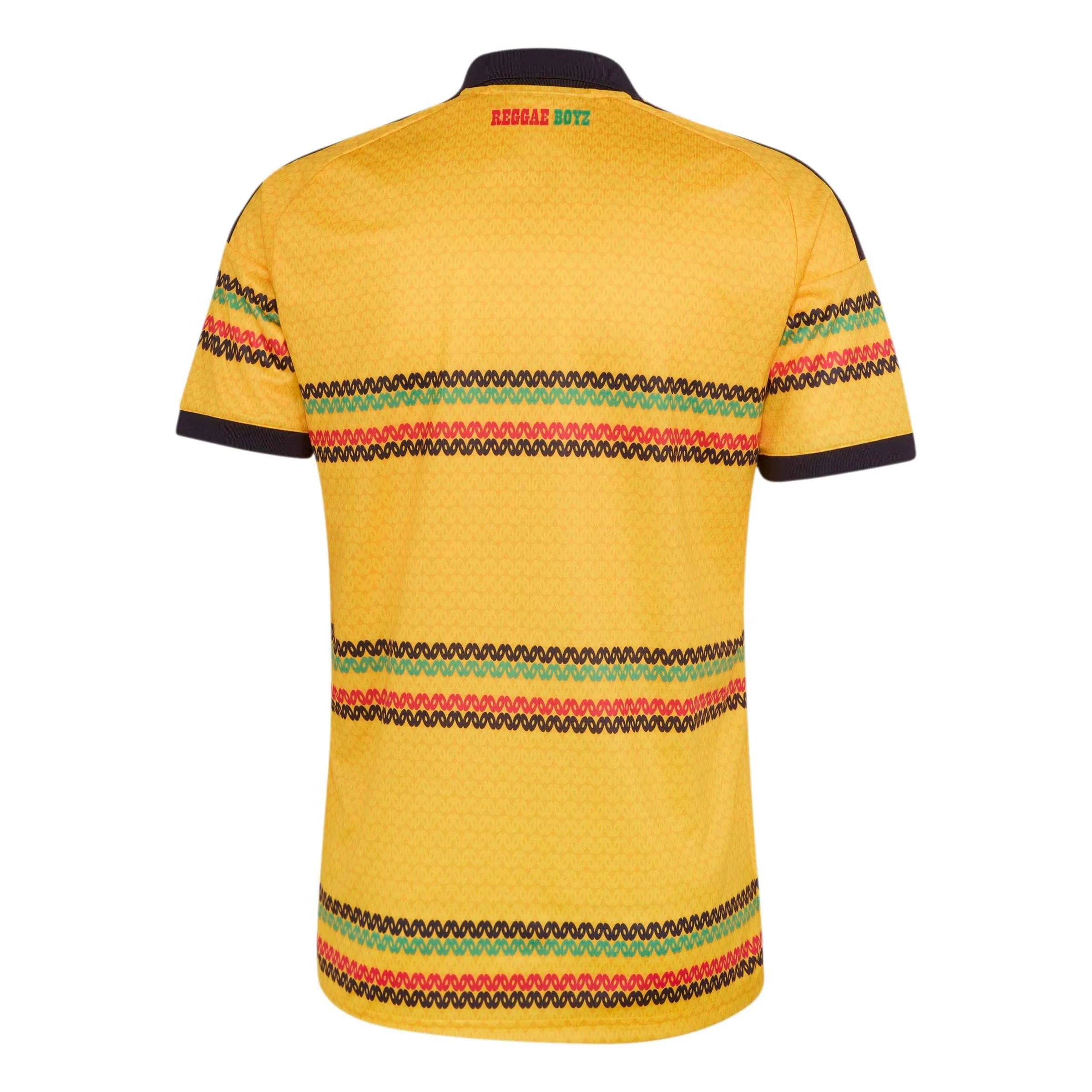 adidas 2026 Jamaica Men's Stadium Home Soccer Jersey (Back)