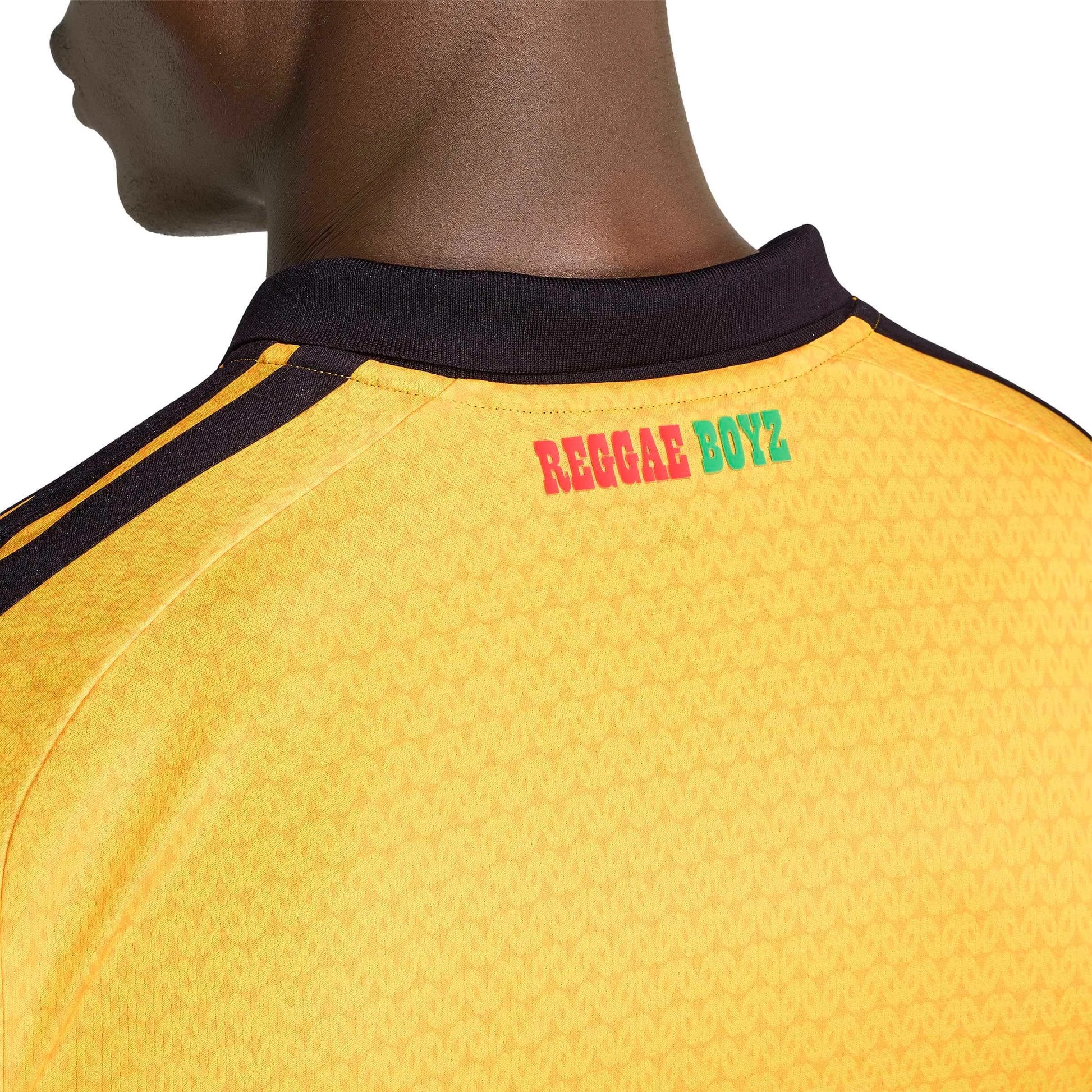 adidas 2026 Jamaica Men's Stadium Home Soccer Jersey (Detail 2)