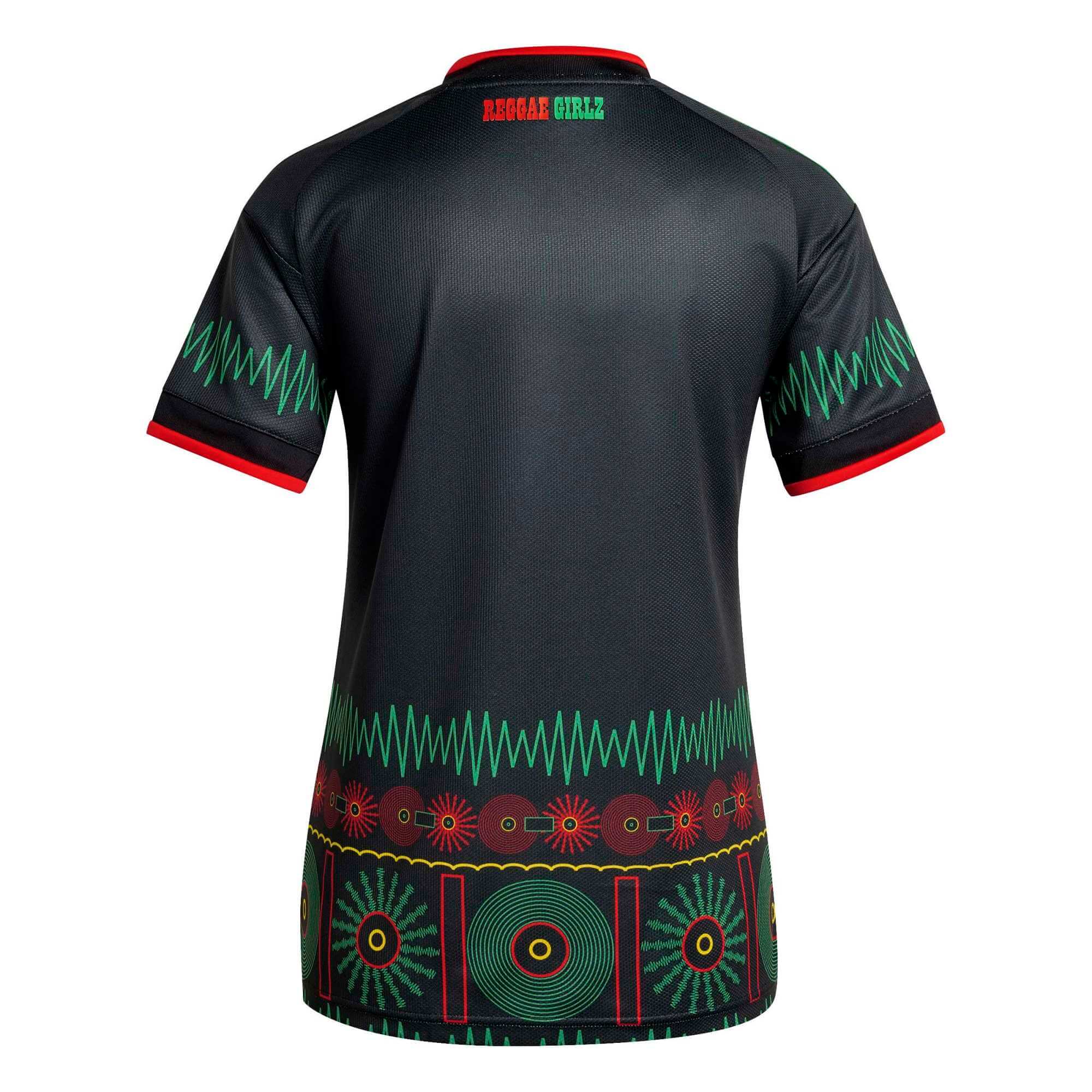 adidas 2026 Jamaica Women's Stadium Away Soccer Jersey (Back)