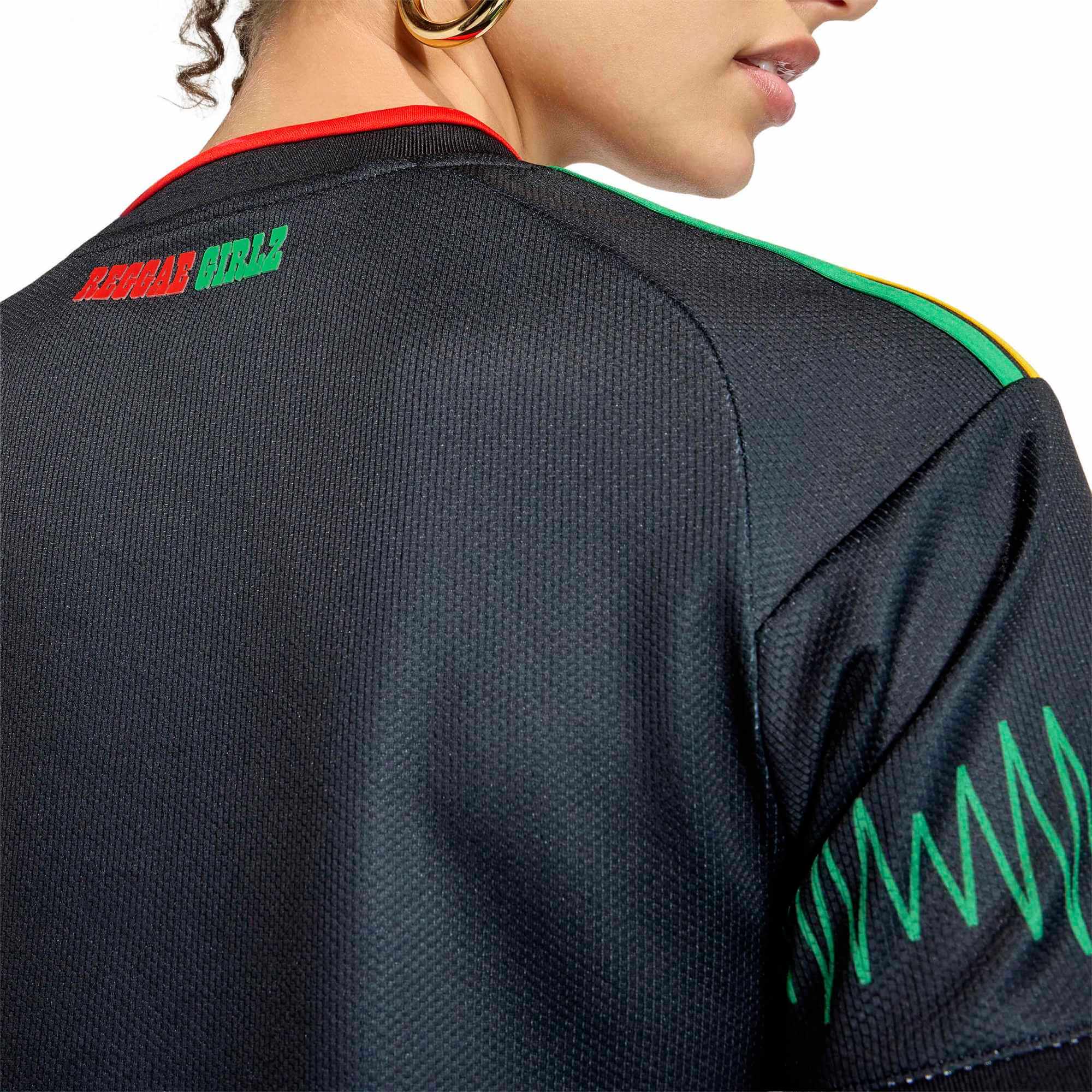 adidas 2026 Jamaica Women's Stadium Away Soccer Jersey (Detail 2)