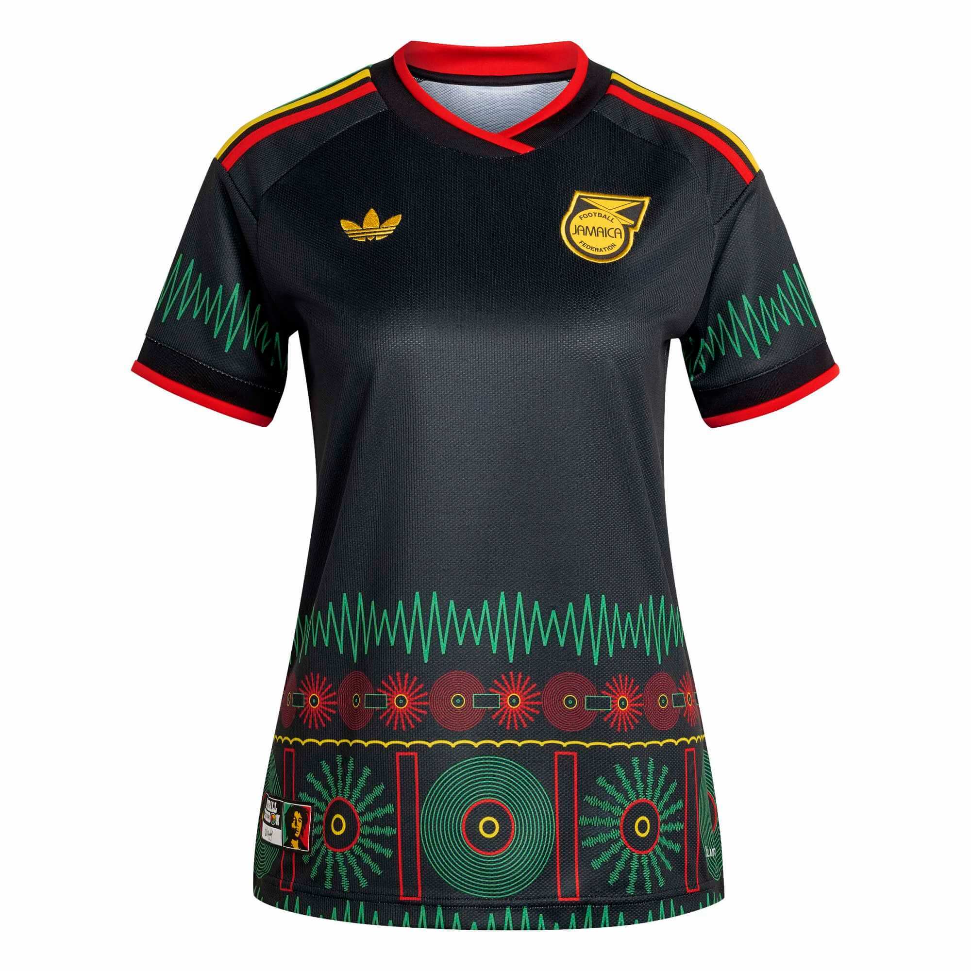 adidas 2026 Jamaica Women's Stadium Away Soccer Jersey (Front)