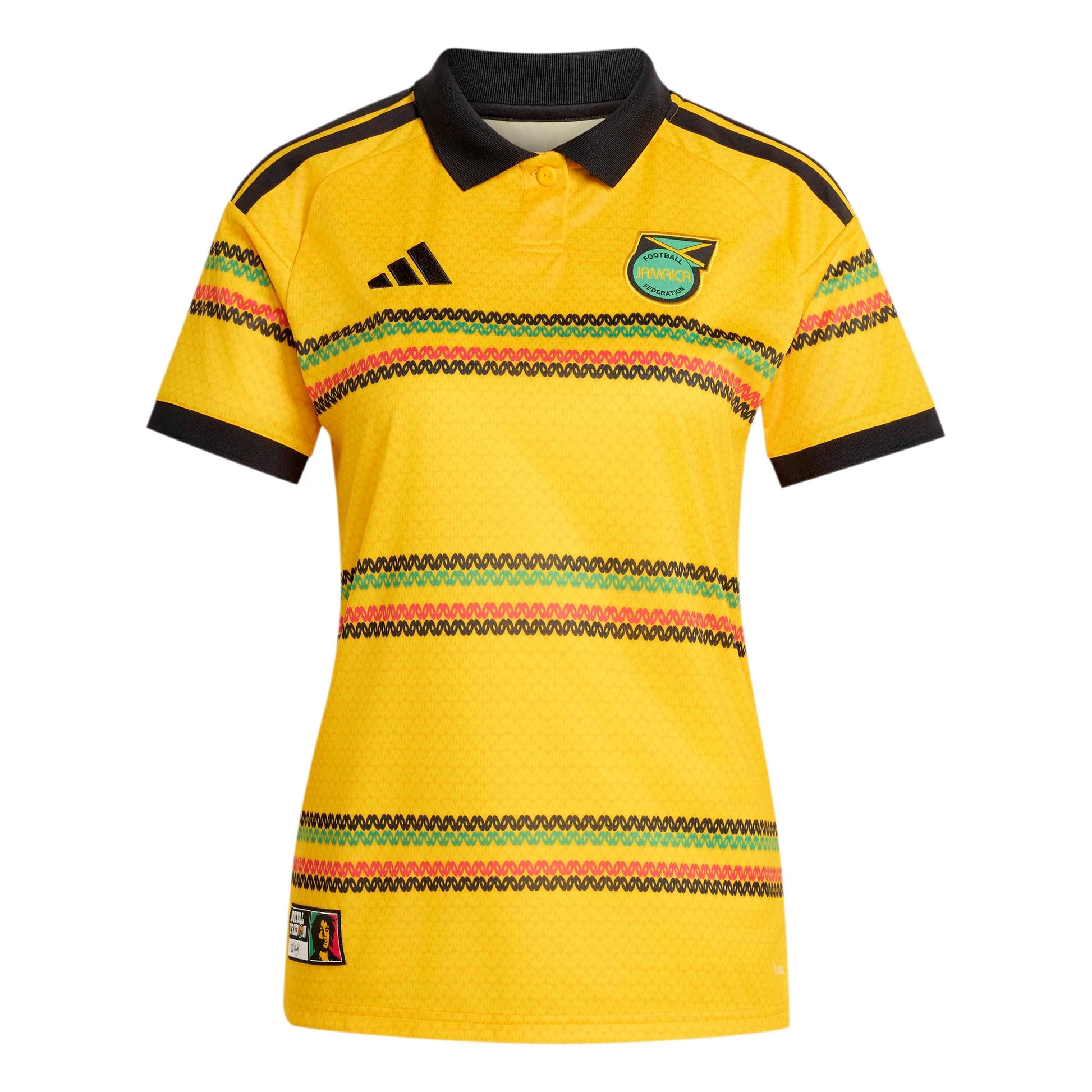 adidas 2026 Jamaica Women's Stadium Home Soccer Jersey (Front)