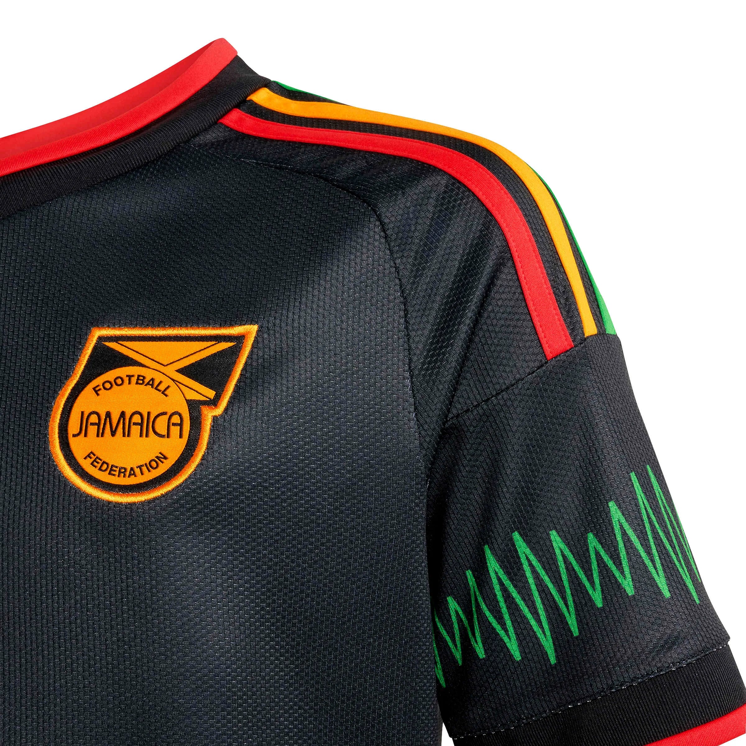 adidas 2026 Jamaica Youth Stadium Away Soccer Jersey (Detail 2)