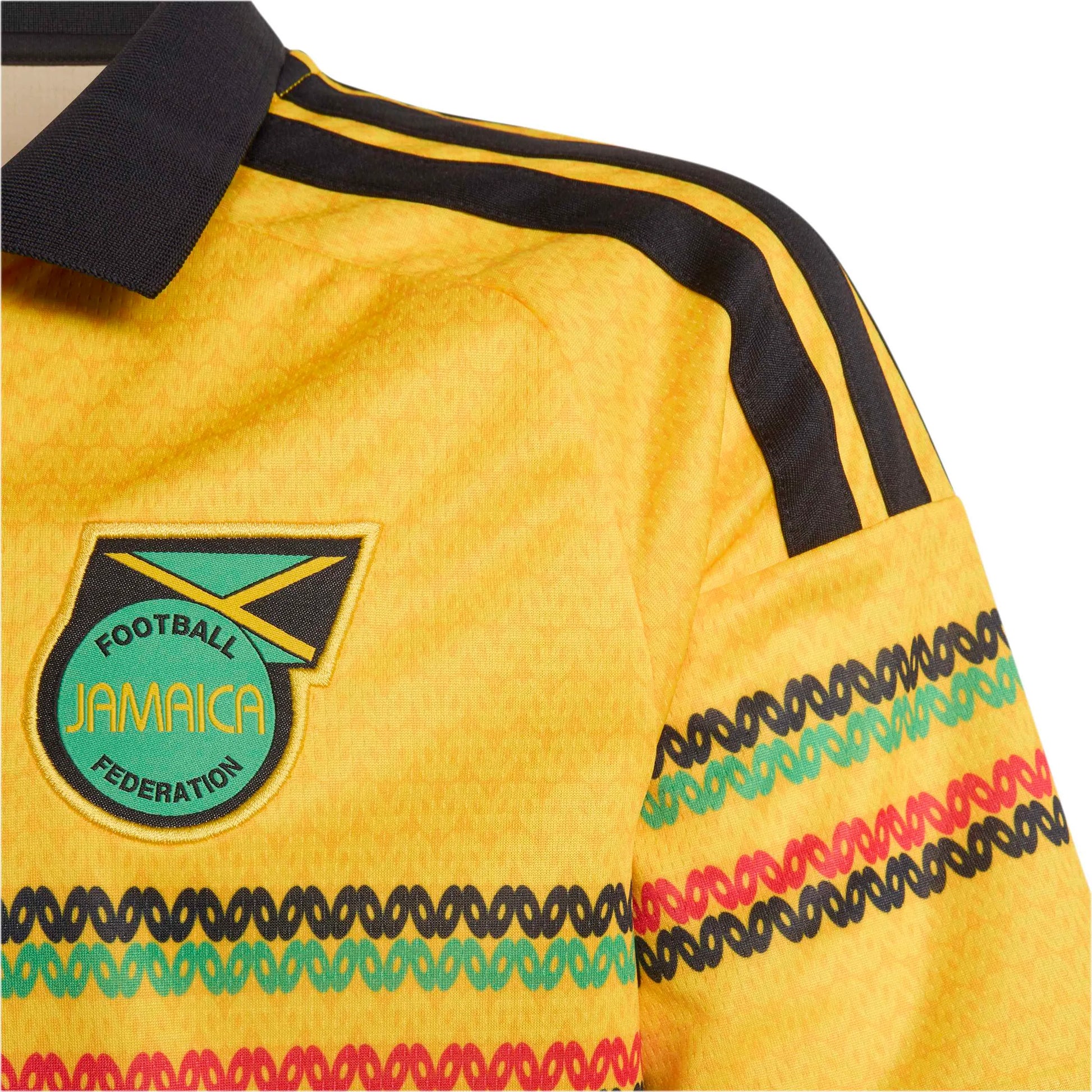 adidas 2026 Jamaica Youth Stadium Home Soccer Jersey (Detail 1)