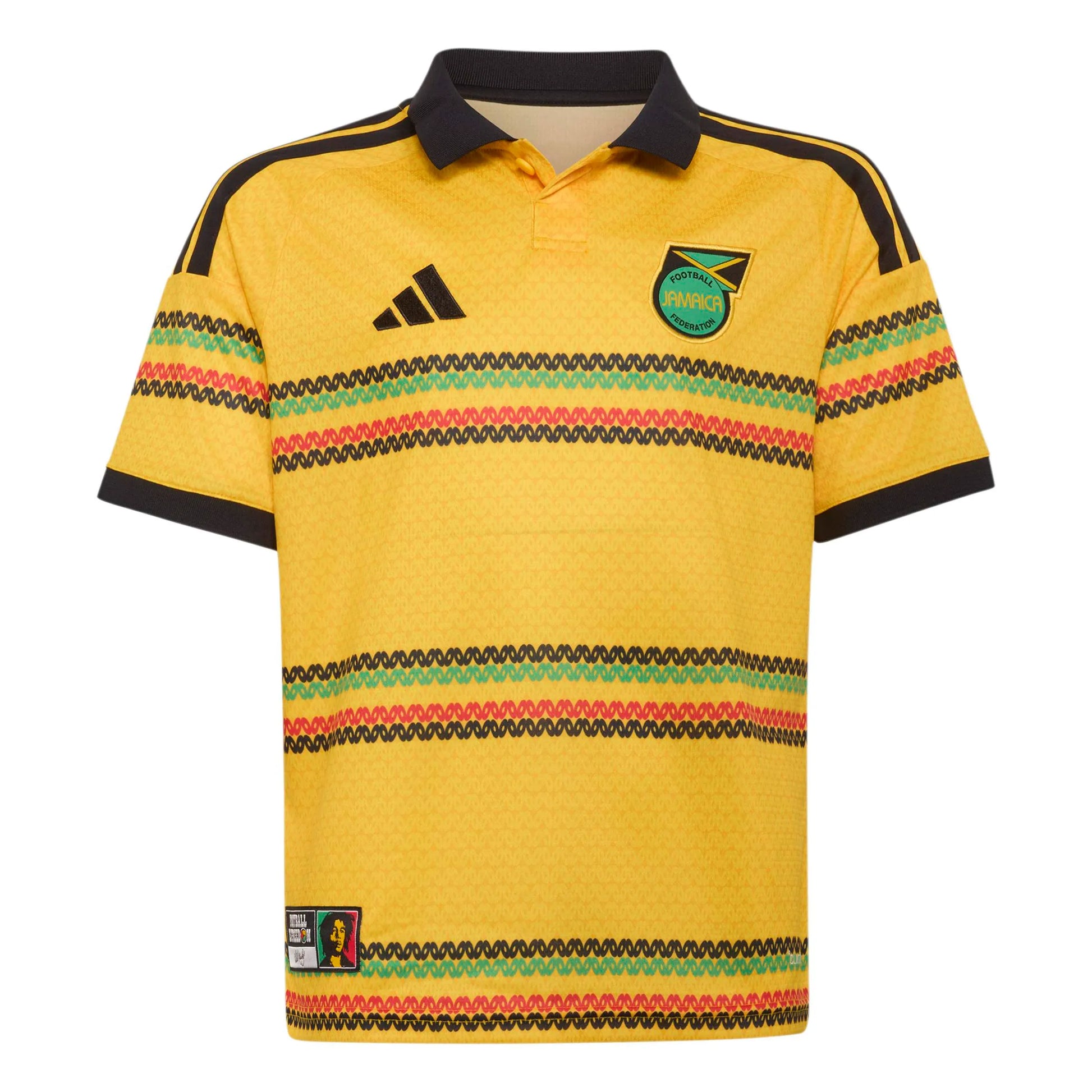 adidas 2026 Jamaica Youth Stadium Home Soccer Jersey (Front)