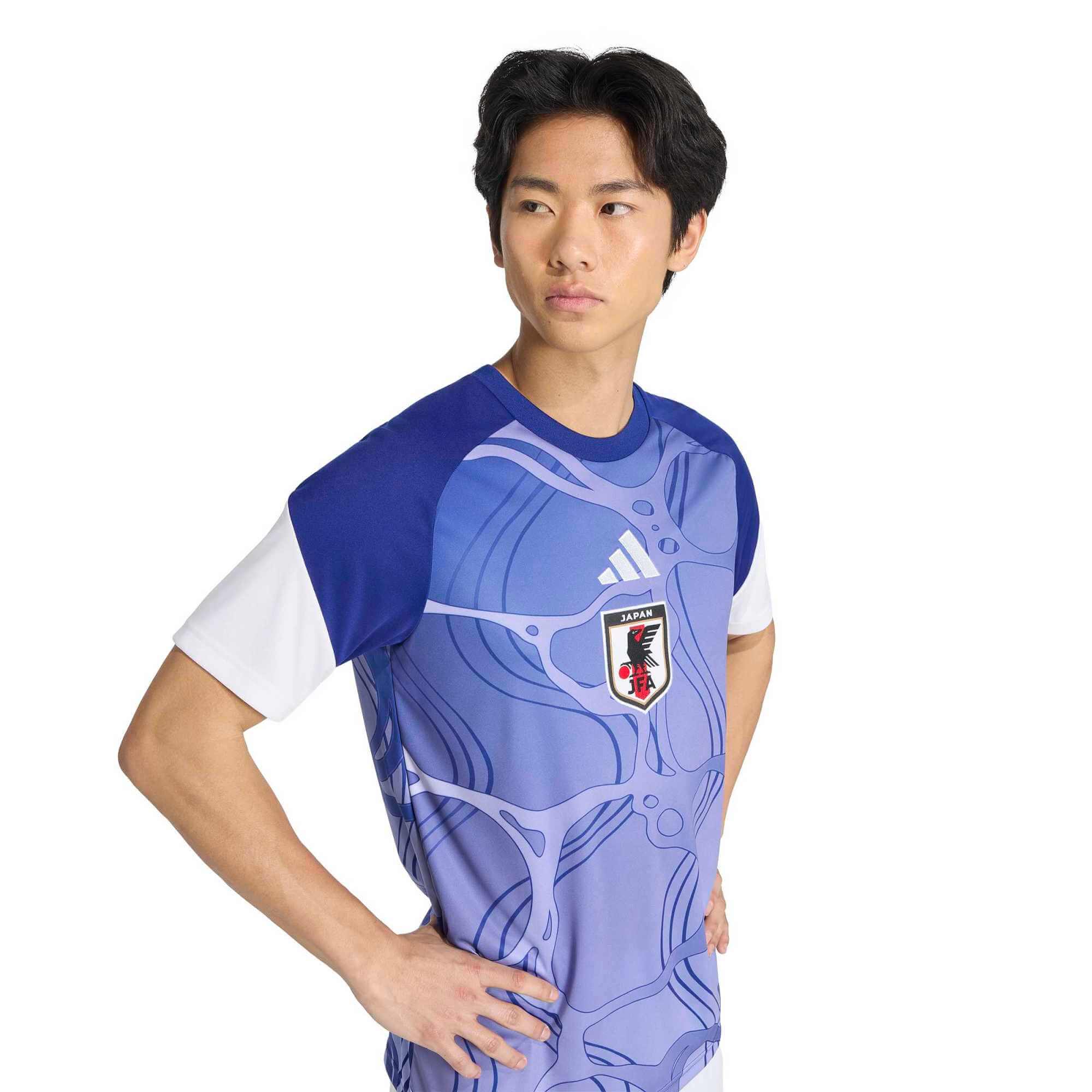 adidas 2026 Japan Men's Home Pre-Match Soccer Jersey (Detail 1)