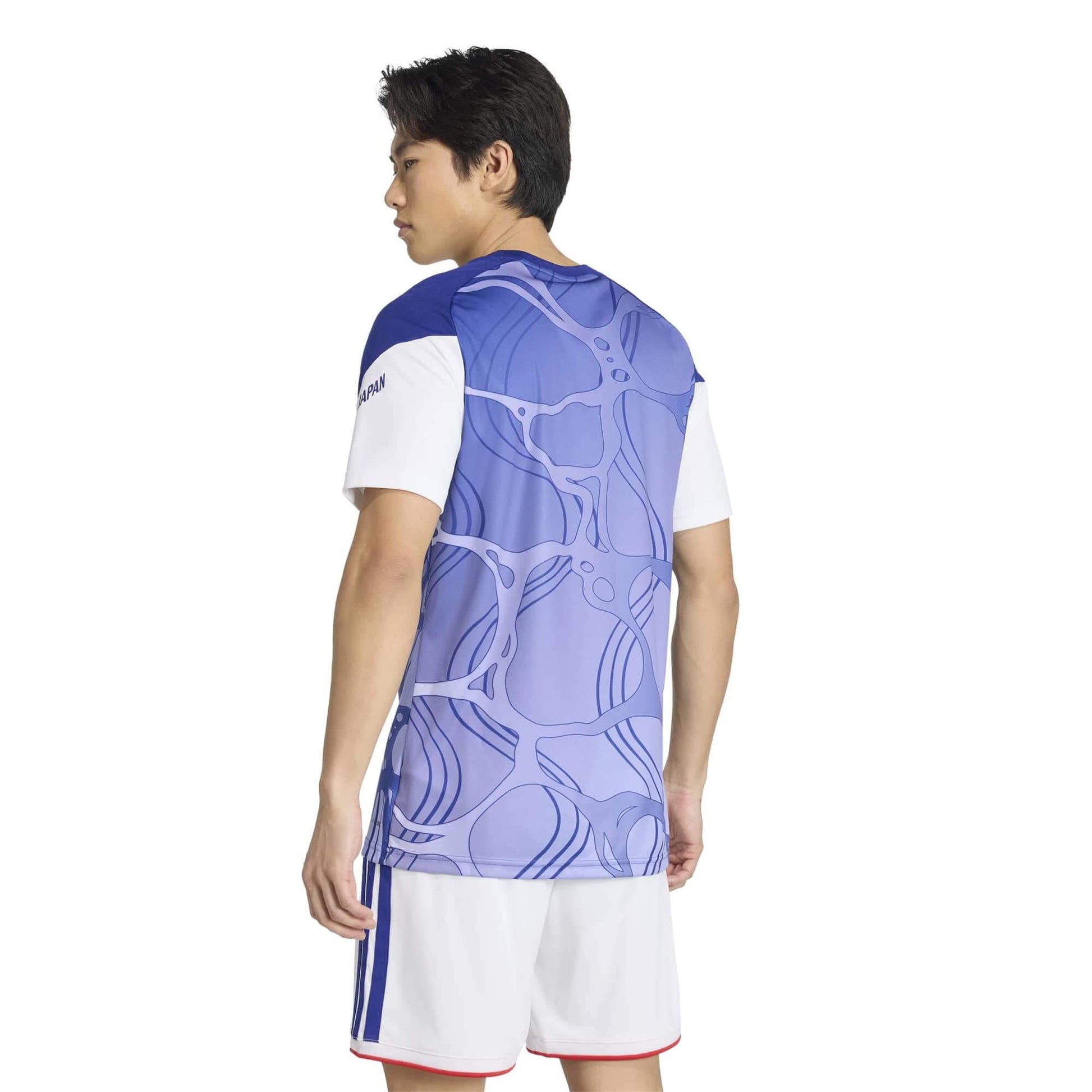 adidas 2026 Japan Men's Home Pre-Match Soccer Jersey (Model - Back)