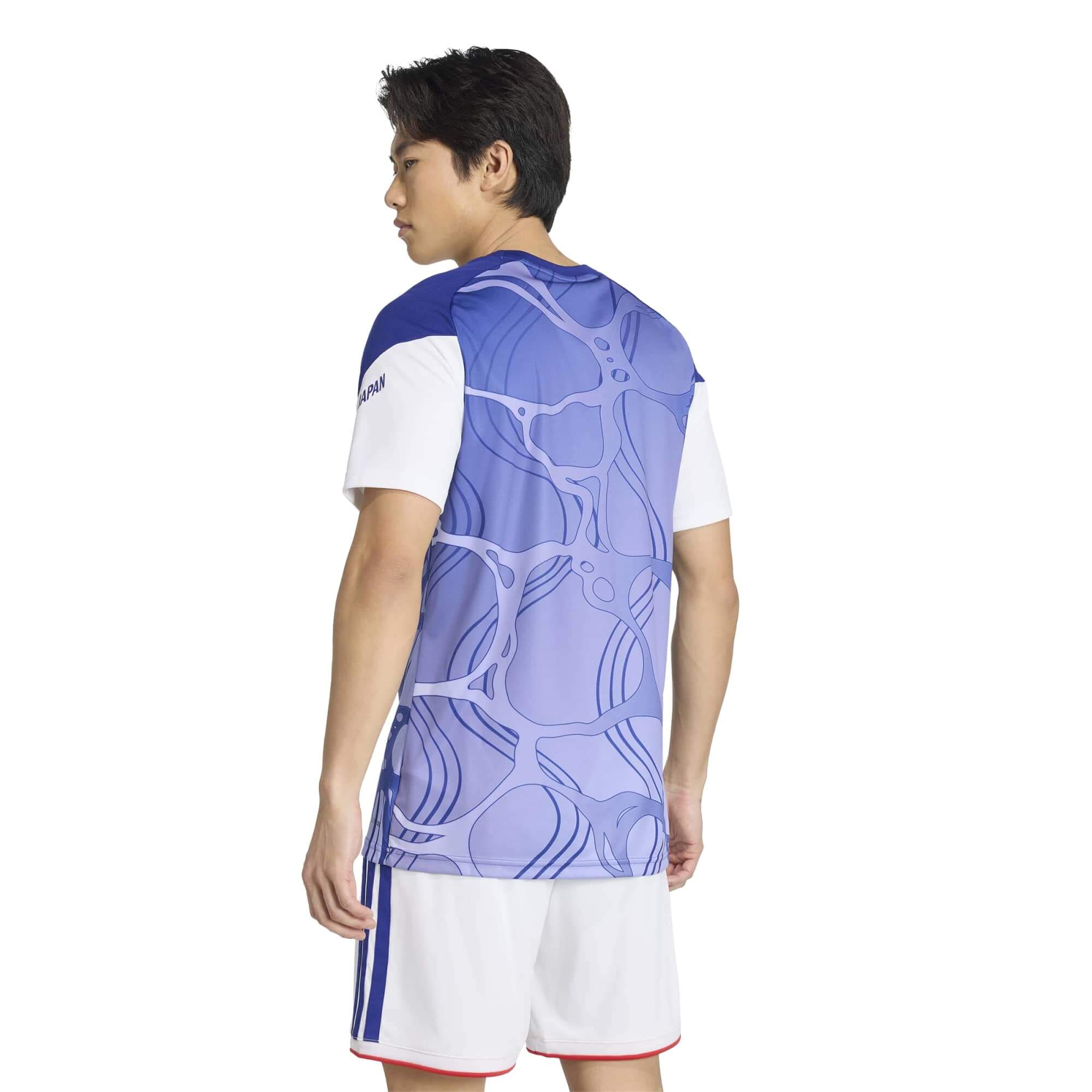 adidas 2026 Japan Men's Home Pre-Match Soccer Jersey (Model - Back)