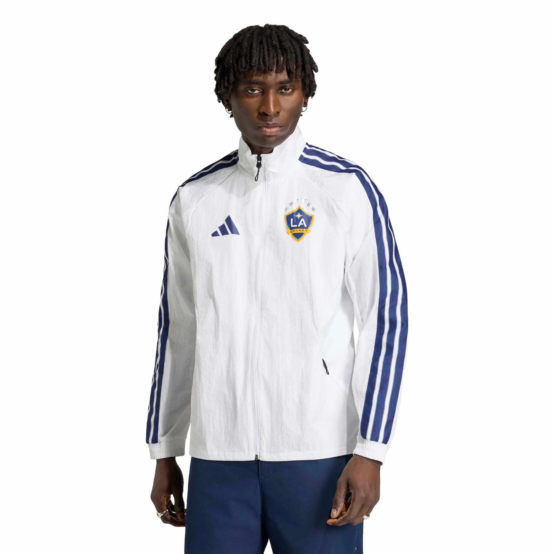 adidas 2026 LA Galaxy Men's Anthem Jacket (Model - Front)