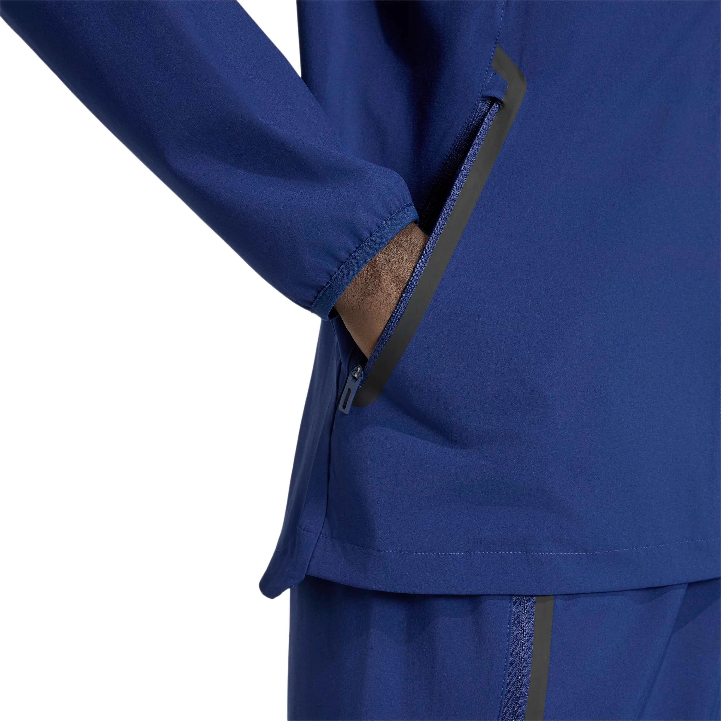 adidas 2026 LA Galaxy Men's Travel Full-Zip Windbreaker (Detail 2)