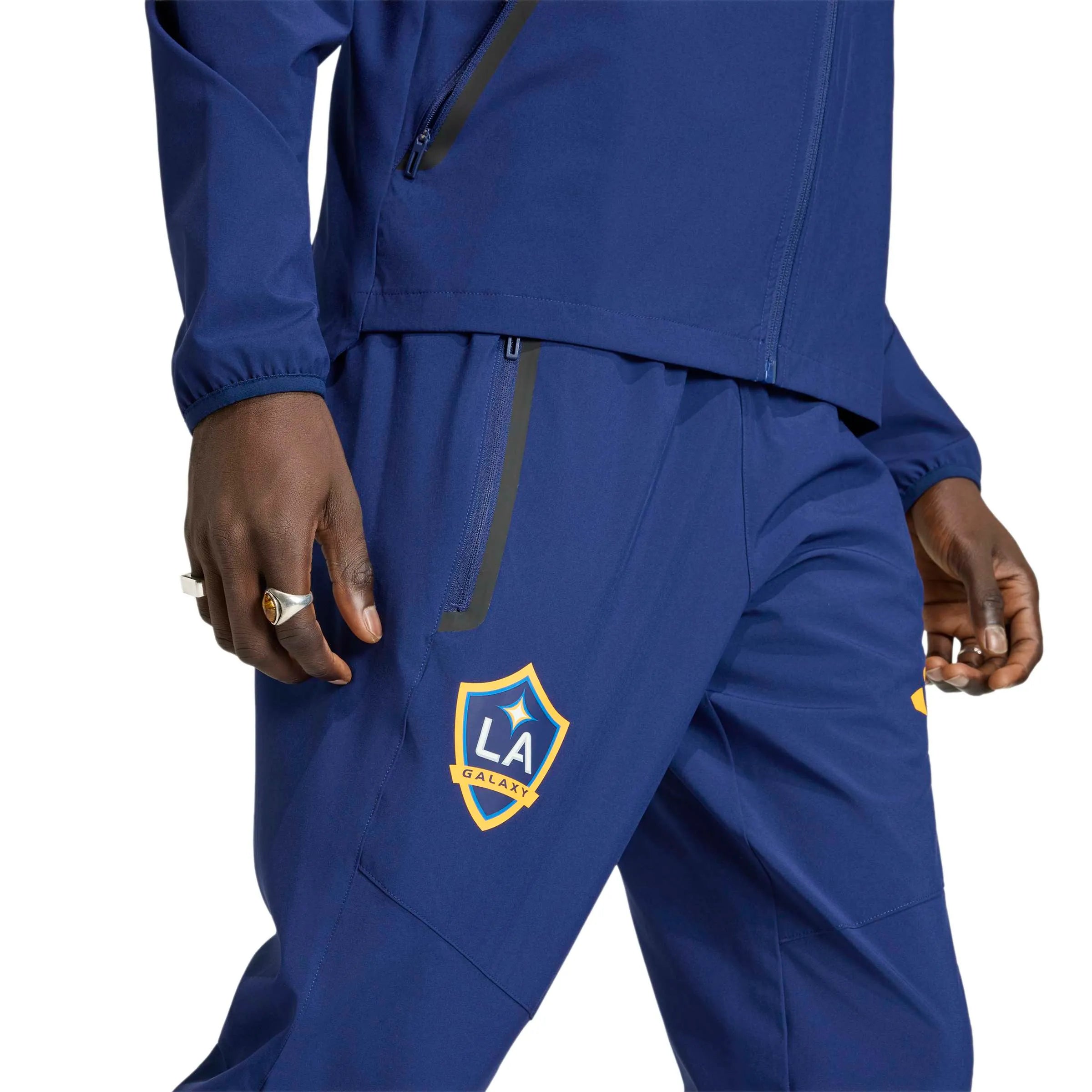 adidas 2026 LA Galaxy Men's Travel Pants (Detail 1)