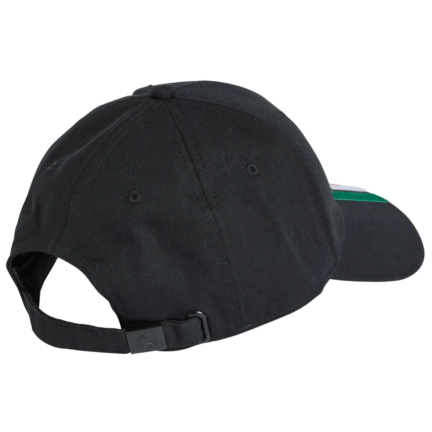 adidas 2026 Mexico Baseball Cap 3 Stripes Black (Lateral - Back)