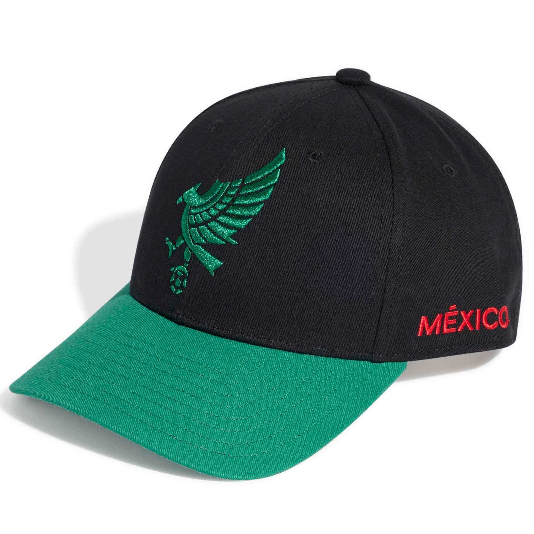 adidas 2026 Mexico Eagle Baseball Cap (Lateral - Front)