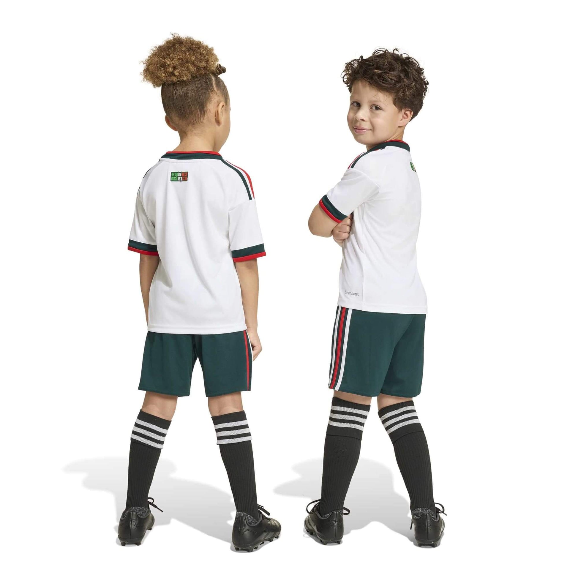 adidas 2026 Mexico Kid's Away Mini Kit (Models - Back)