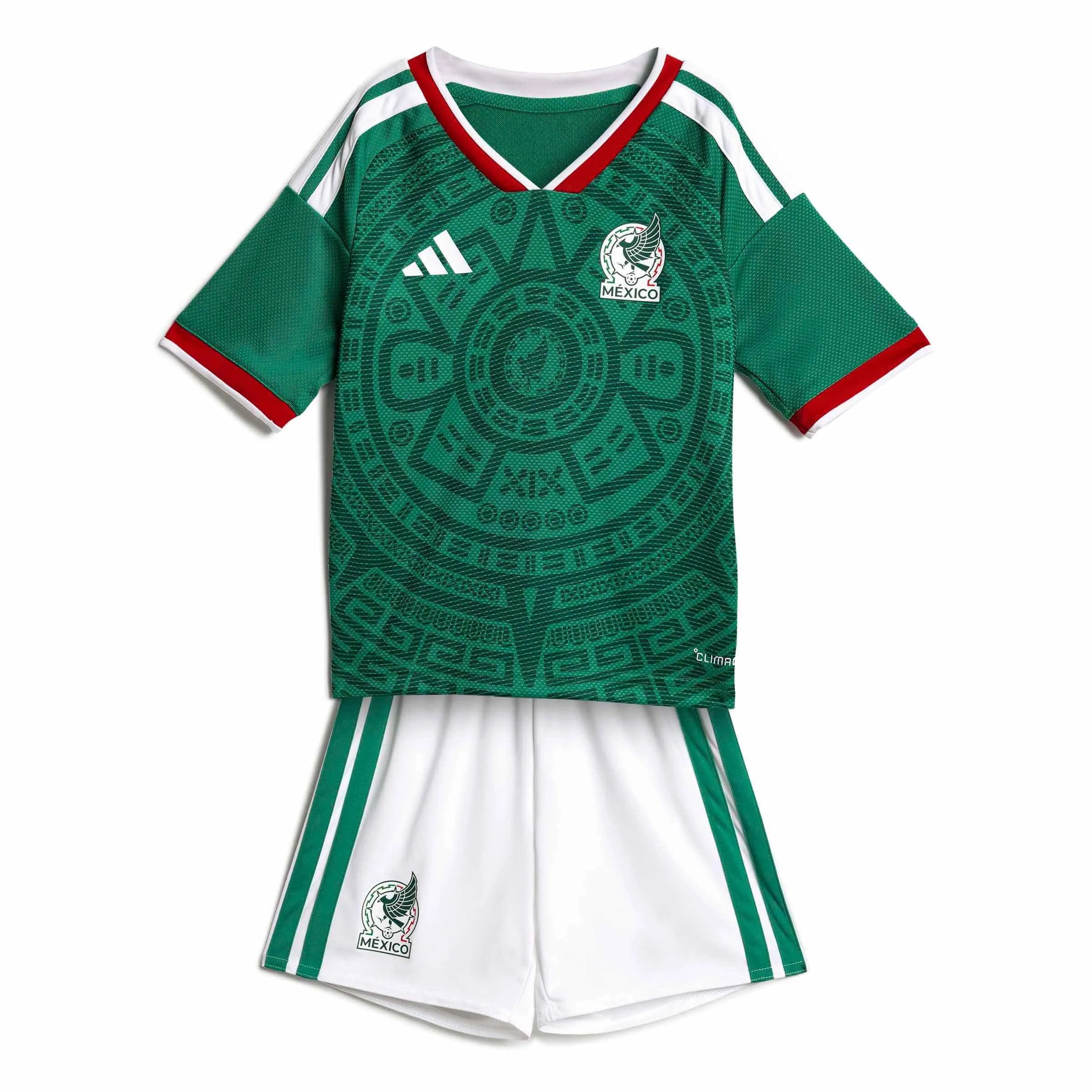 adidas 2026 Mexico Kid's Home Mini Kit (Front)