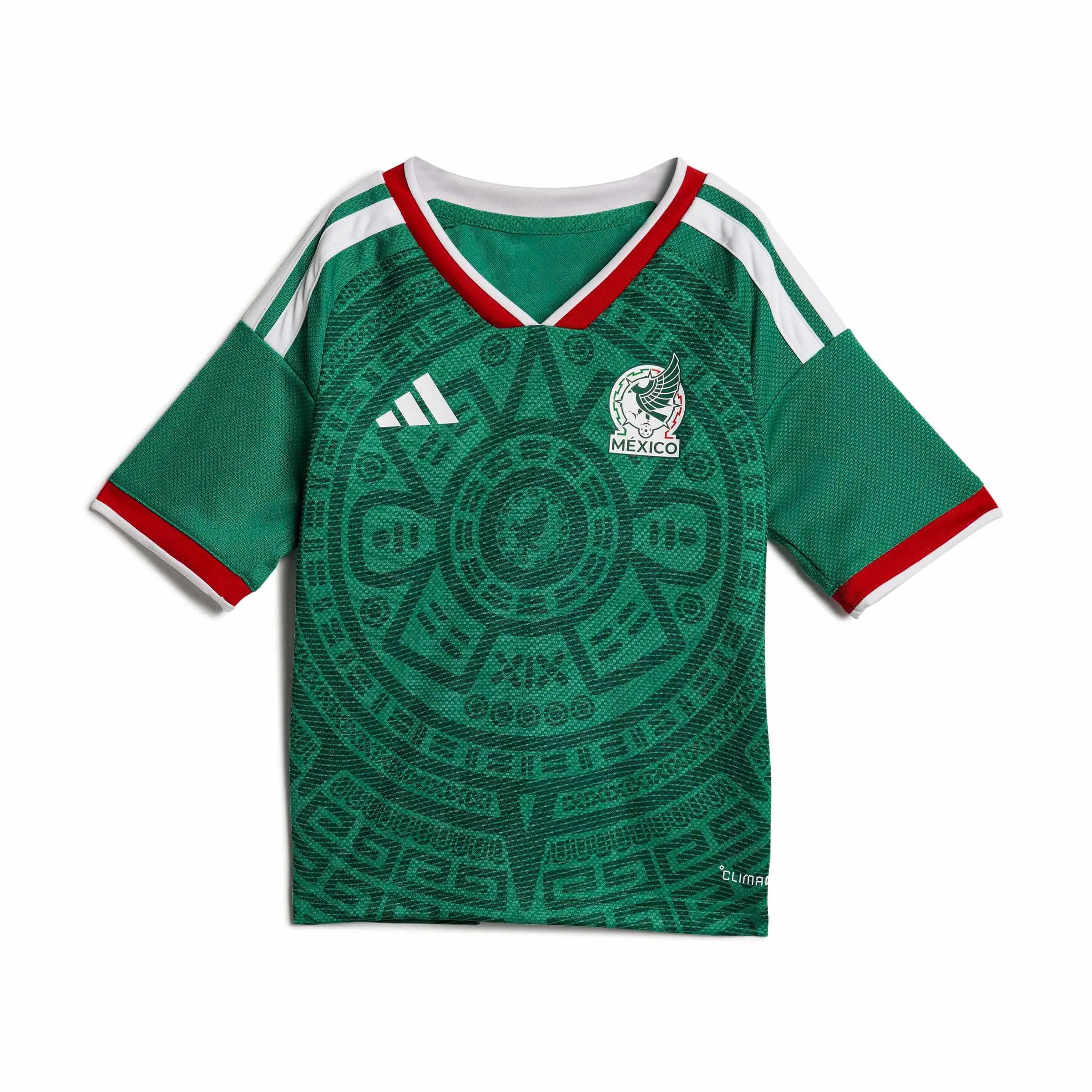 adidas 2026 Mexico Kid's Home Mini Kit (Jersey - Front)