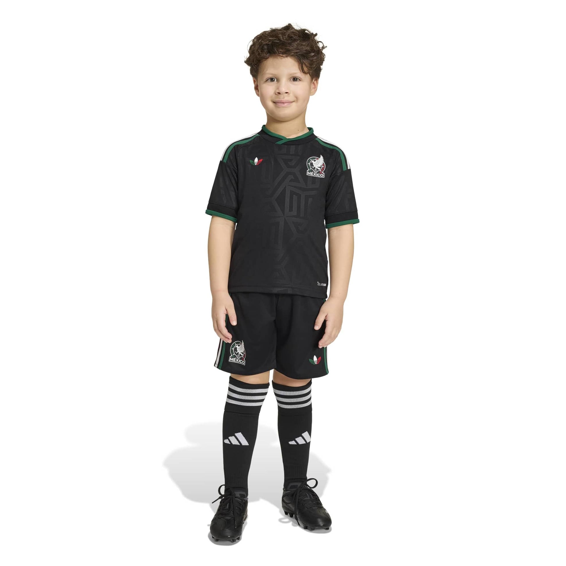 adidas 2026 Mexico Kids' Third Mini Kit (Model - Front)