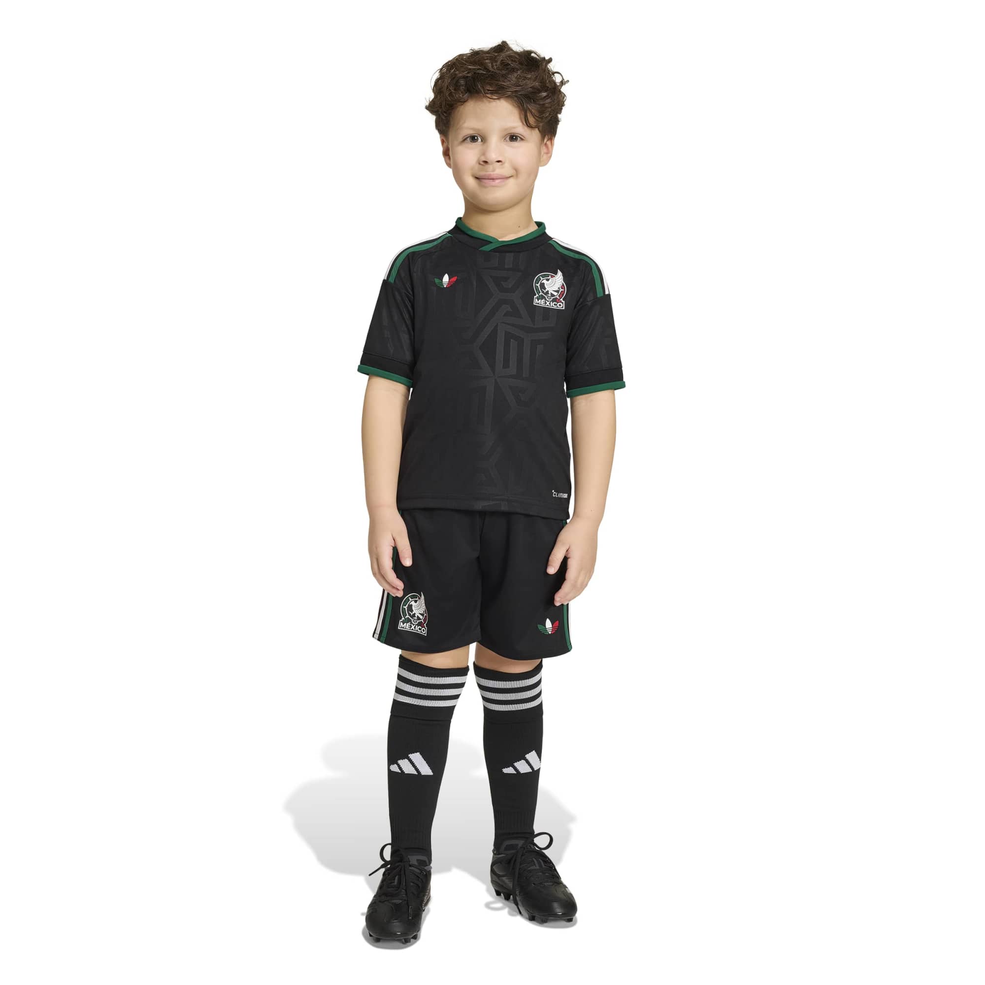 adidas 2026 Mexico Kids' Third Mini Kit (Model - Front)