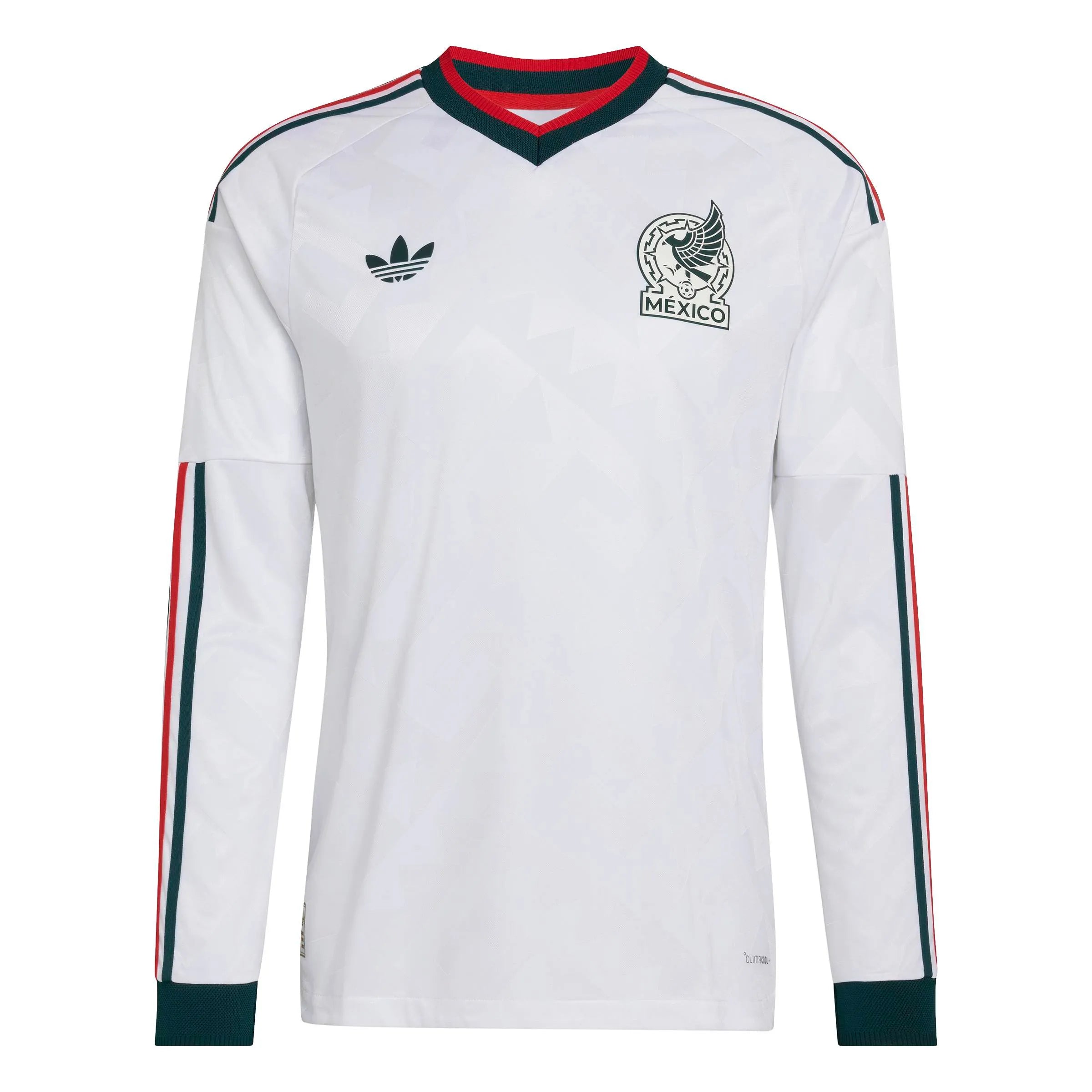 adidas 2026 Mexico Men's Authentic Away Long-Sleeve Soccer Jersey (Front)