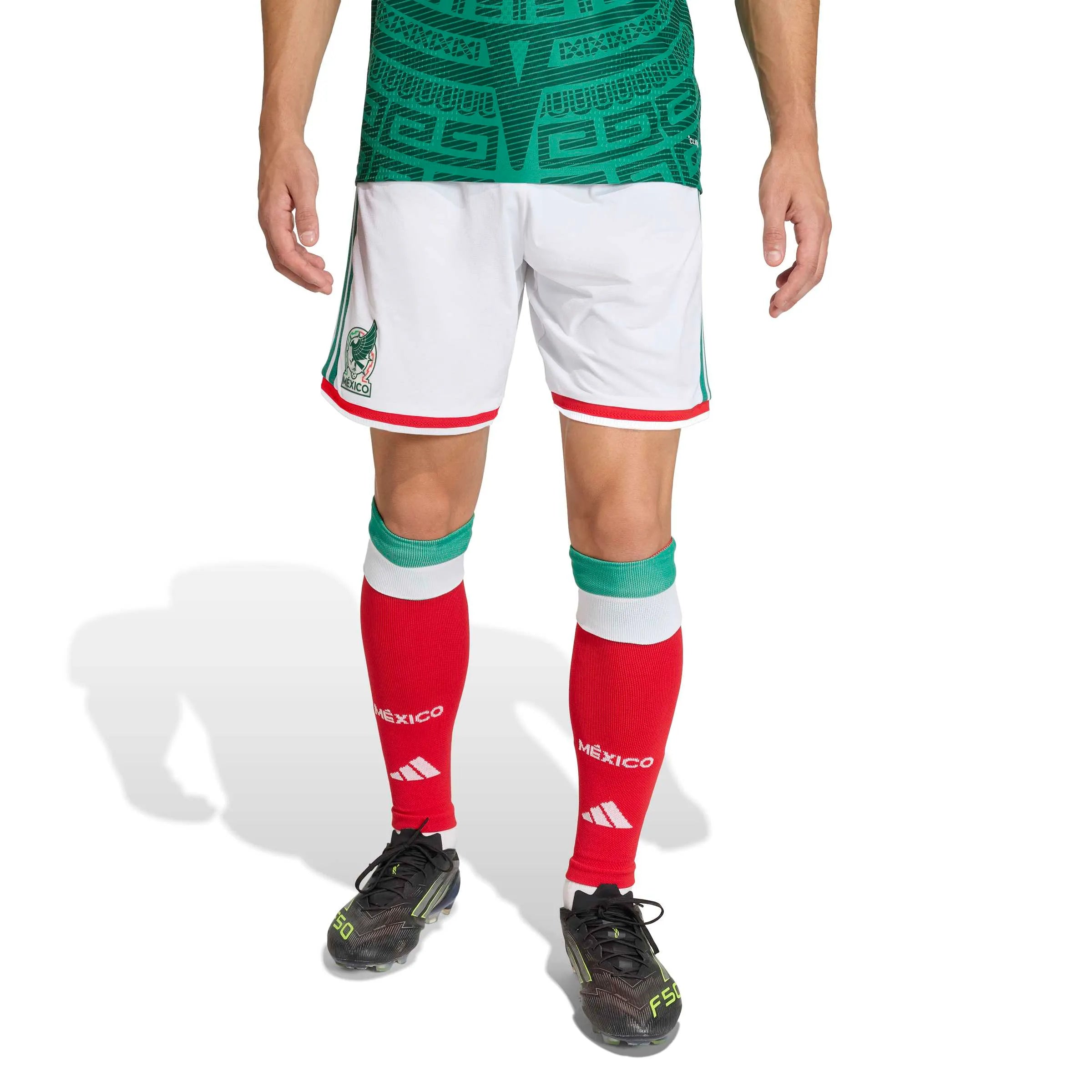 adidas 2026 Mexico Men's Authentic Home Shorts (Model - Front)