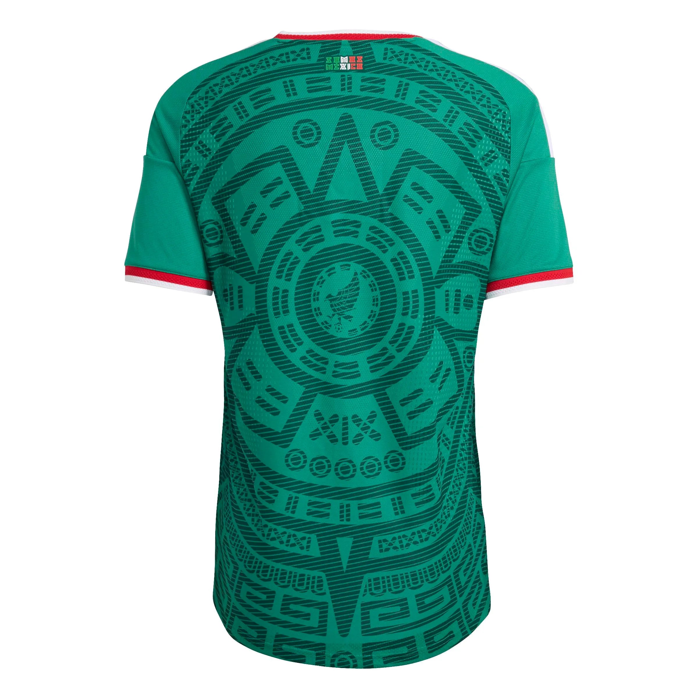 adidas 2026 Mexico Men's Authentic Home Soccer Jersey (Back)
