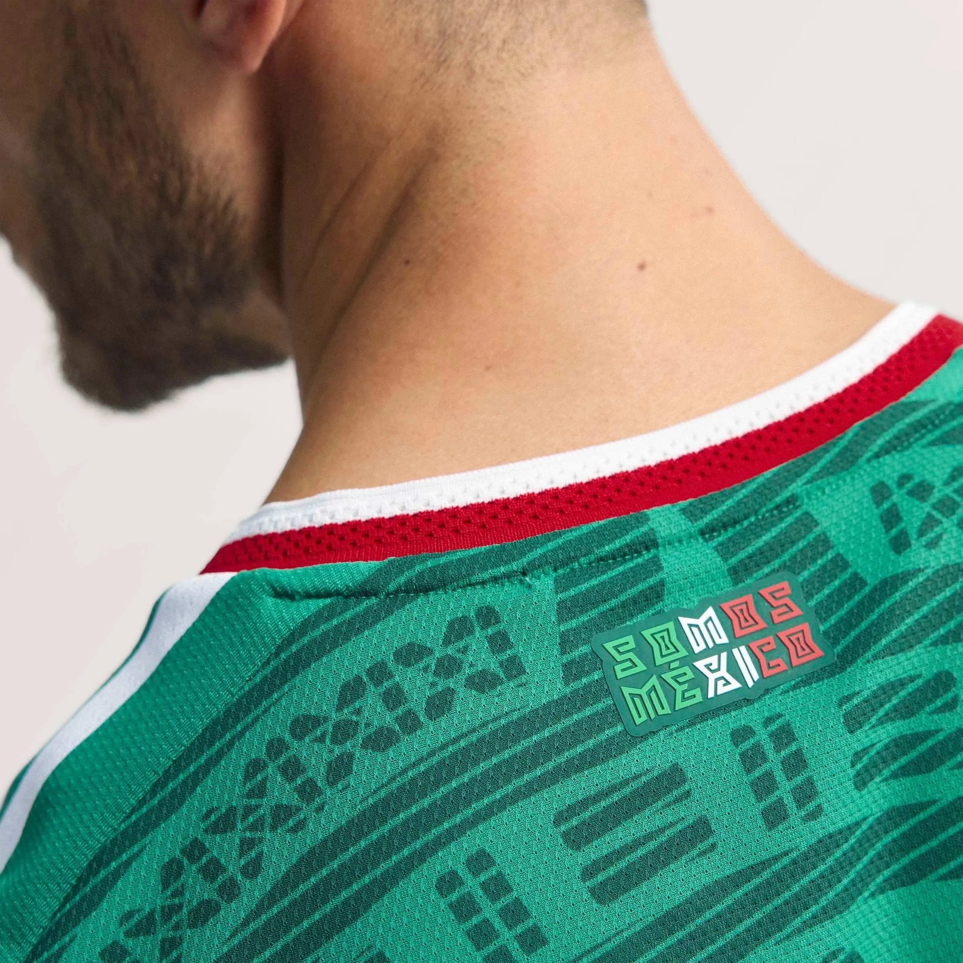 adidas 2026 Mexico Men's Authentic Home Soccer Jersey (Detail 2)