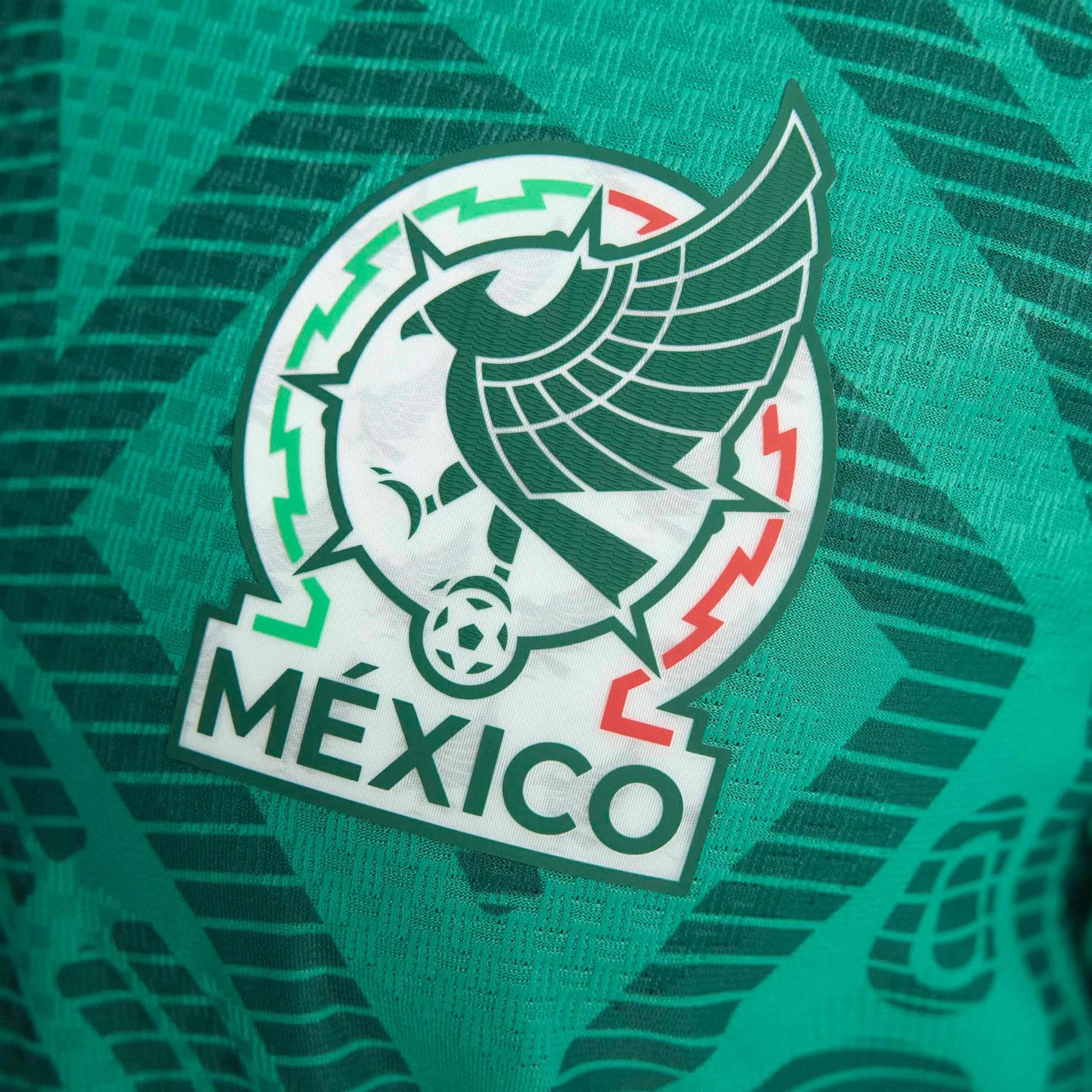 adidas 2026 Mexico Men's Authentic Home Soccer Jersey (Detail 4)