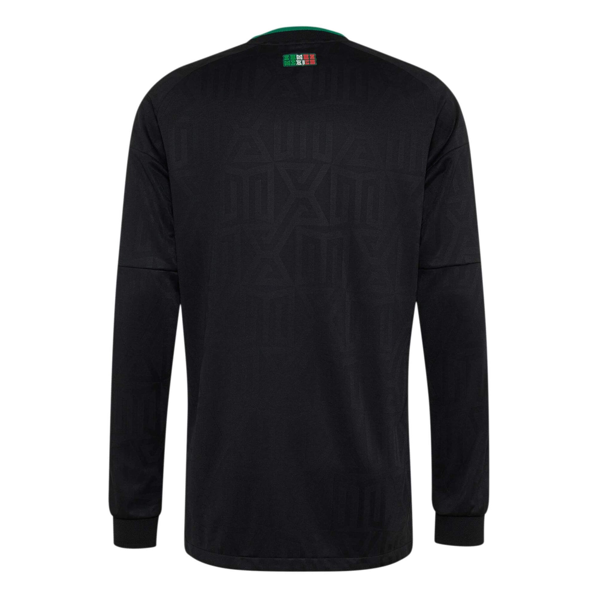 adidas 2026 Mexico Men's Authentic Third Long-Sleeve Soccer Jersey (Back)
