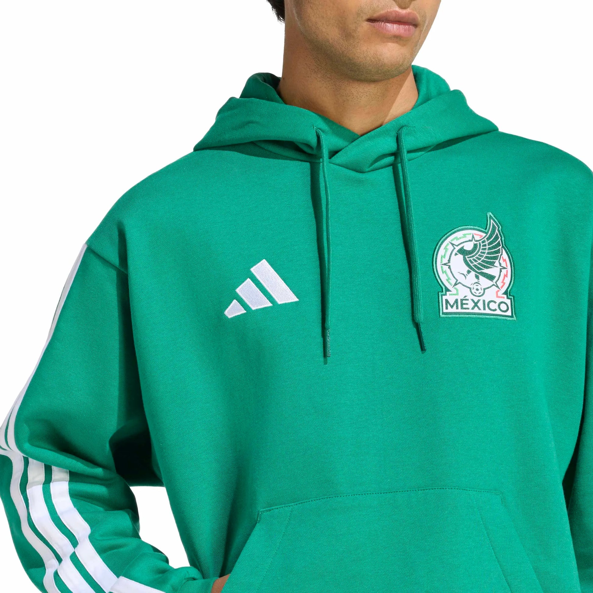 adidas 2026 Mexico Men's DNA Hoodie (Detail 2)