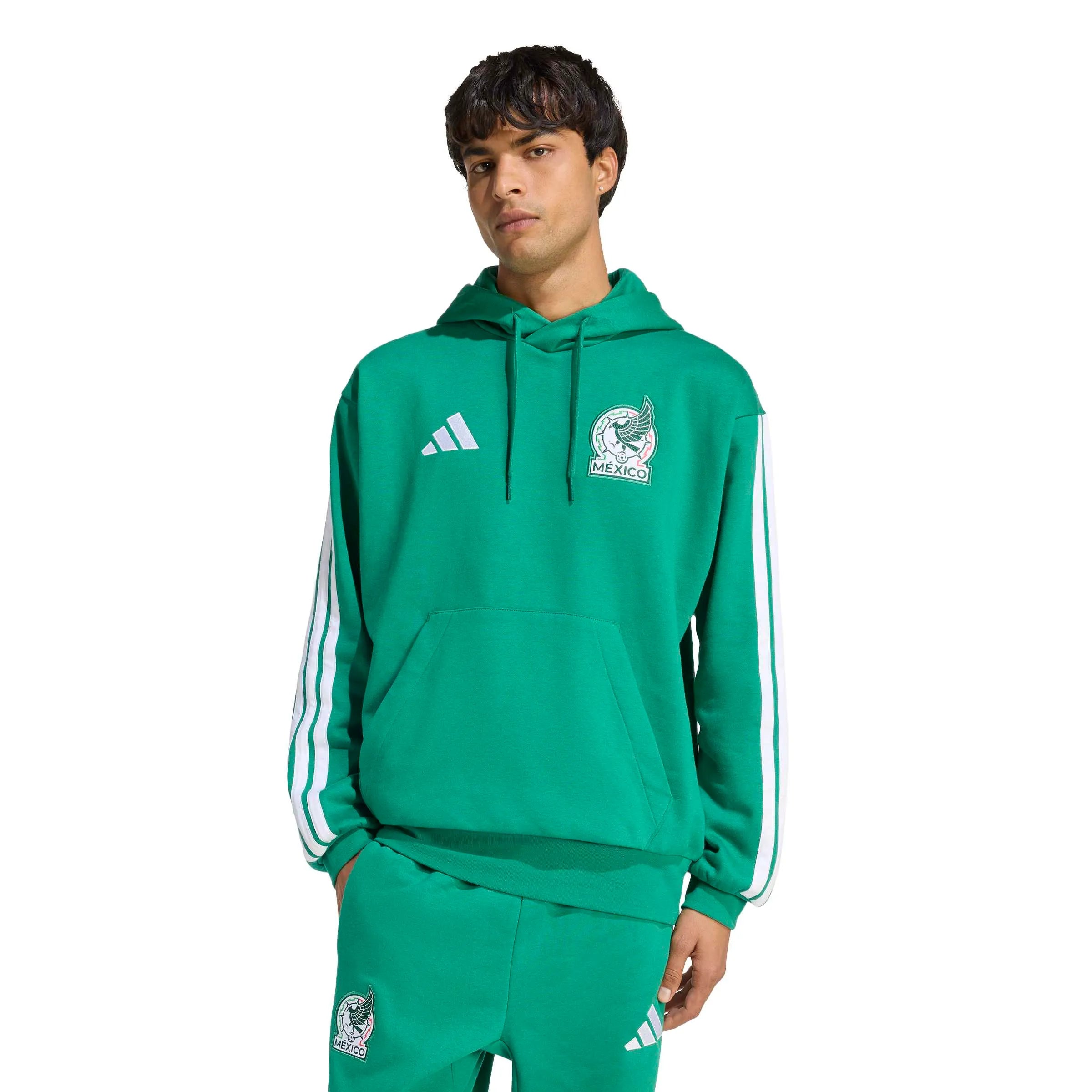 adidas 2026 Mexico Men's DNA Hoodie (Model - Front)