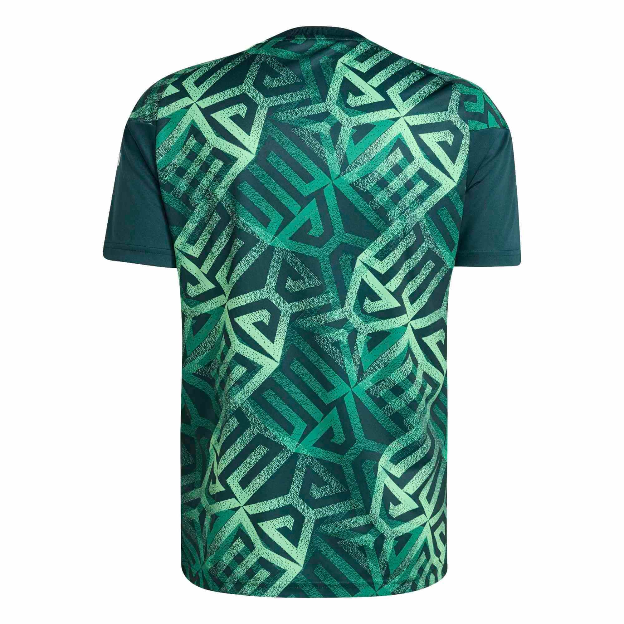 adidas 2026 Mexico Men's Pre-Match Soccer Jersey (Back)