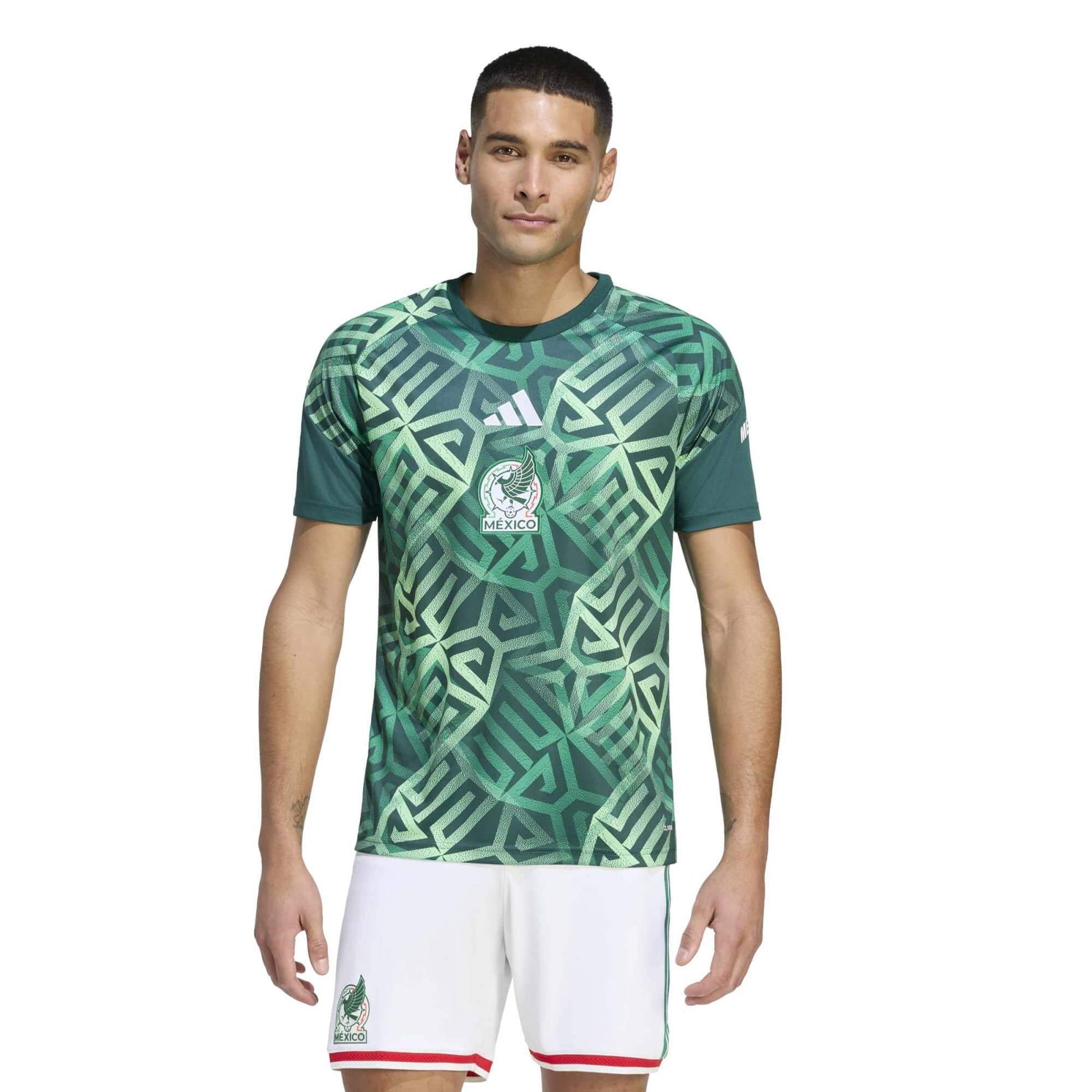 adidas 2026 Mexico Men's Pre-Match Soccer Jersey (Model - Front)