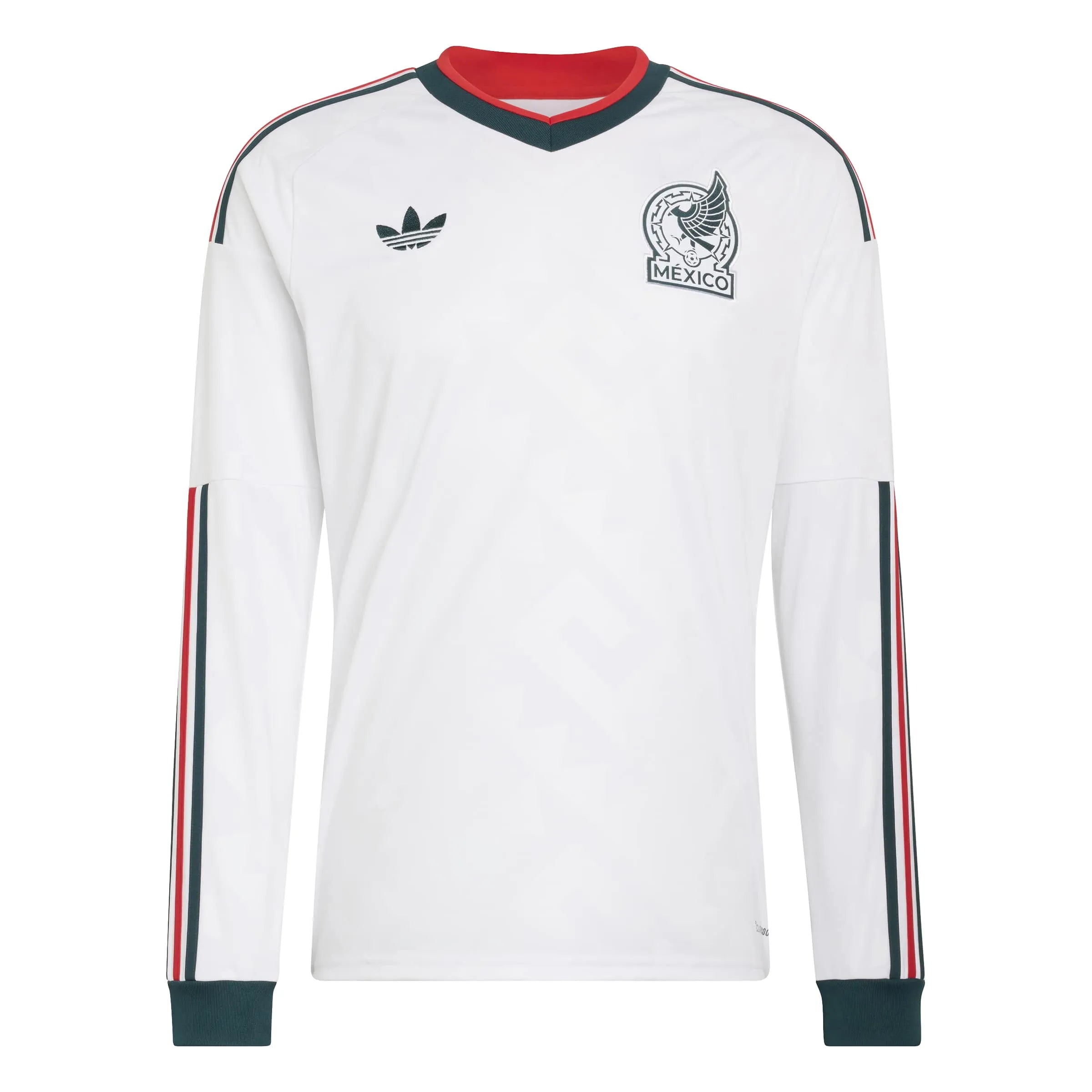 adidas 2026 Mexico Men's Stadium Away Long-Sleeve Soccer Jersey (Front)