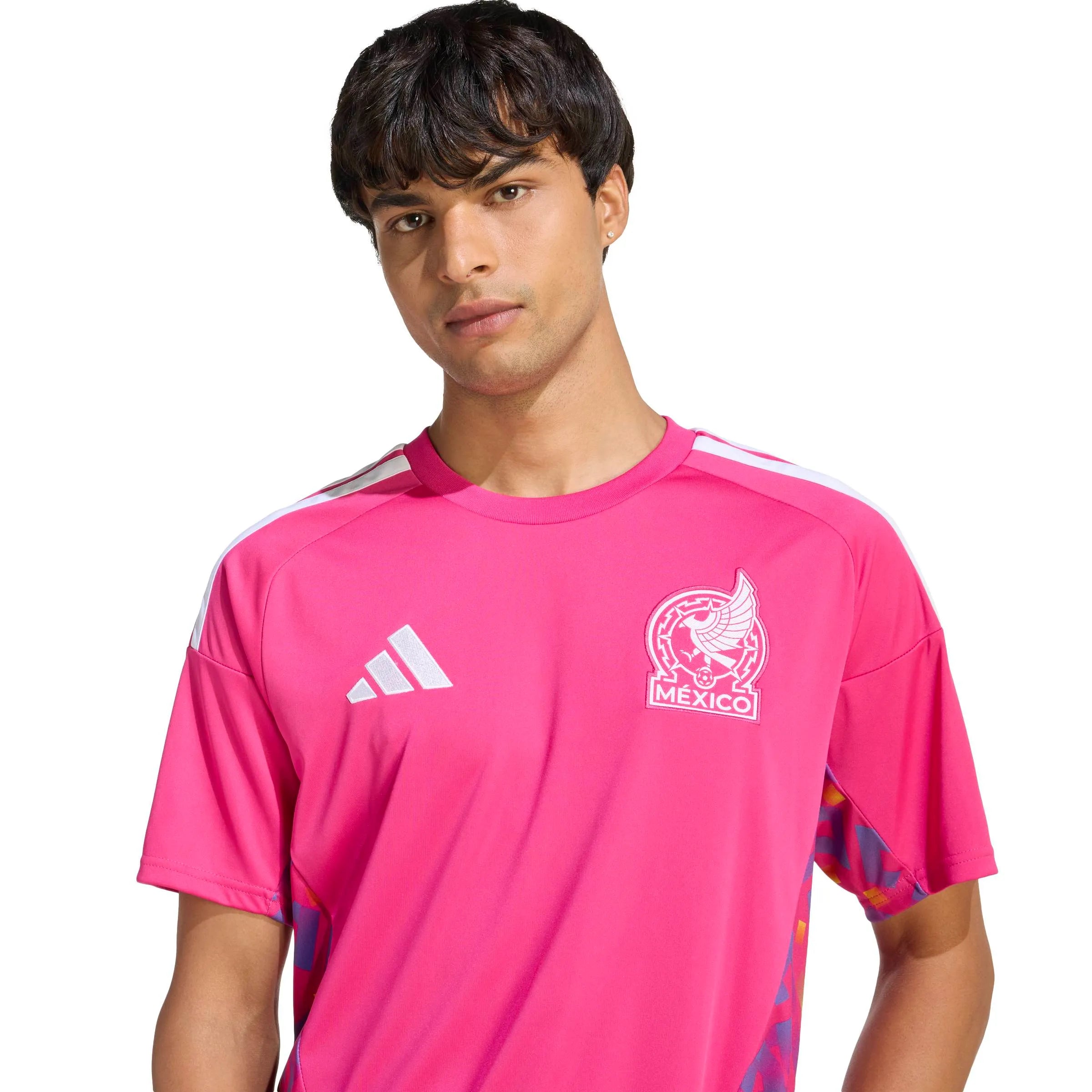 adidas 2026 Mexico Men's Stadium Home Goalkeeper Soccer Jersey (Detail 1)