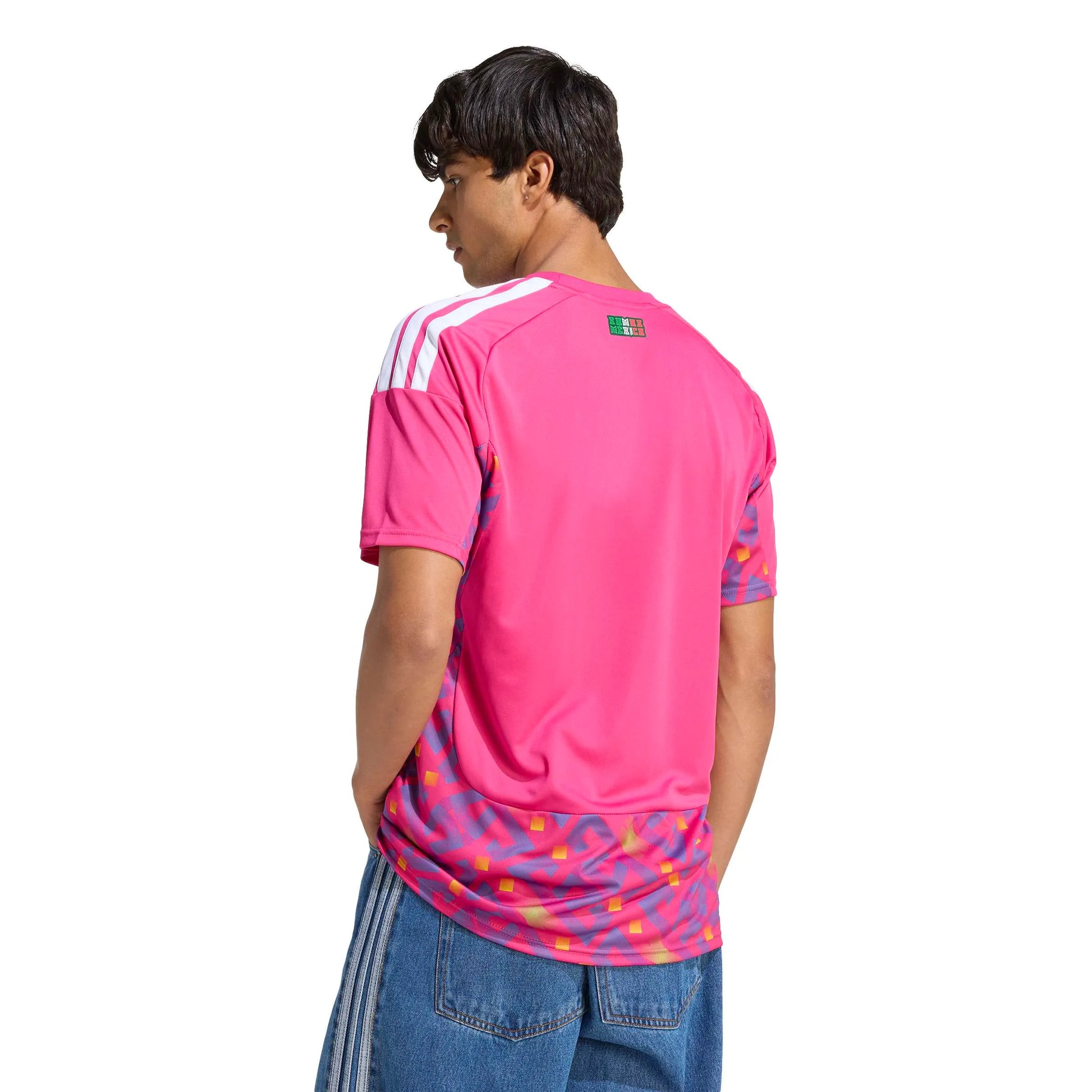 adidas 2026 Mexico Men's Stadium Home Goalkeeper Soccer Jersey (Model - Back)