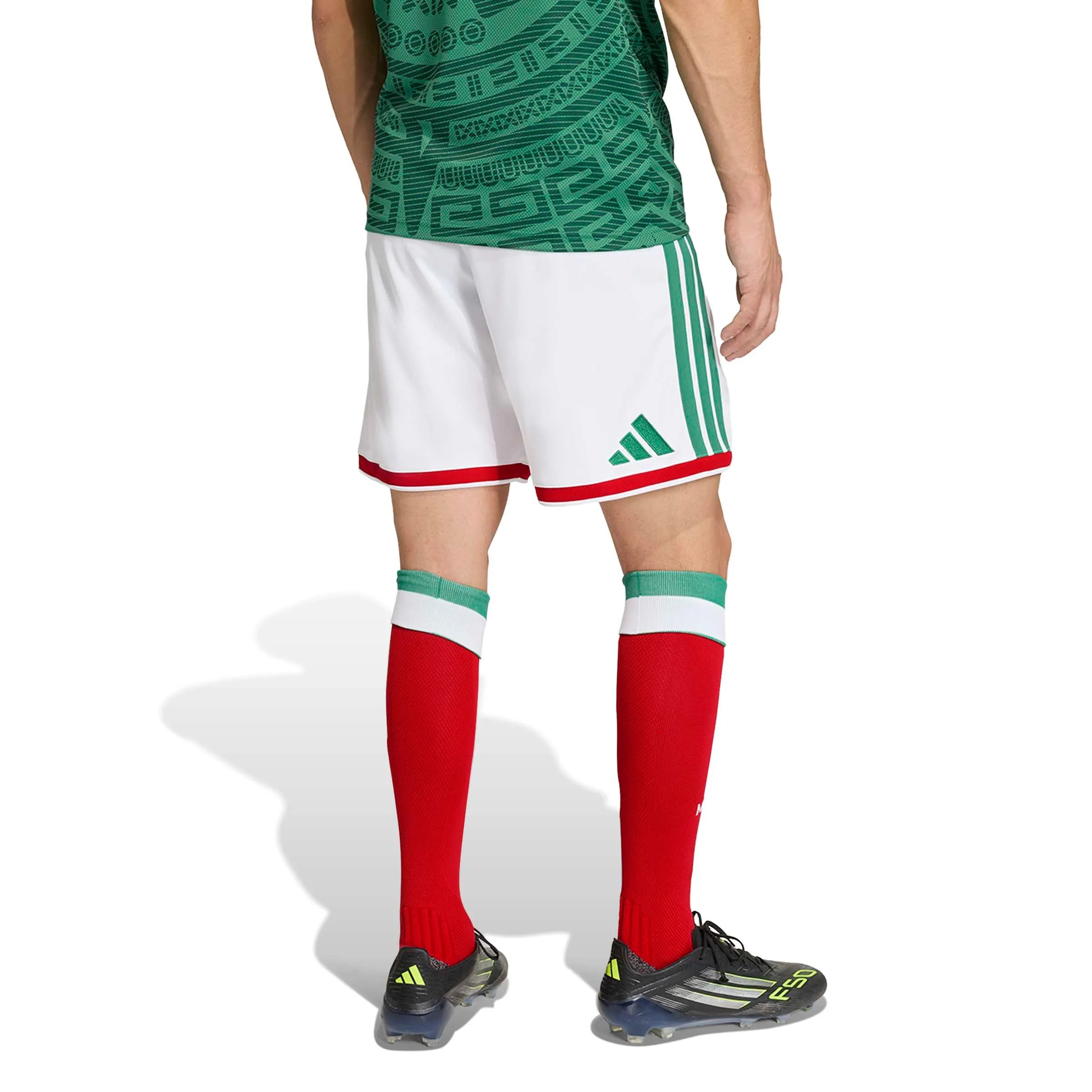 adidas 2026 Mexico Men's Stadium Home Shorts (Model - Back)