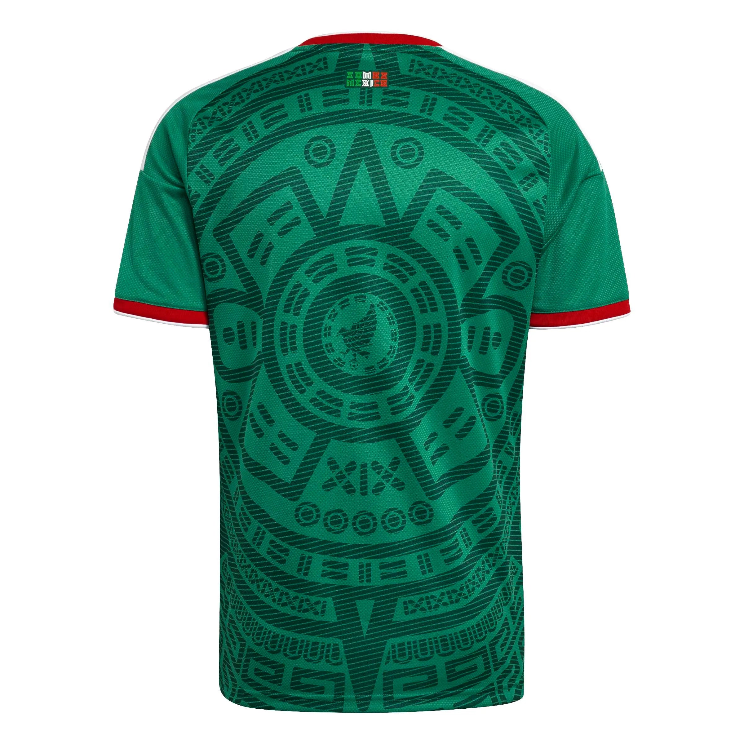 adidas 2026 Mexico Men's Stadium Home Soccer Jersey (Back)