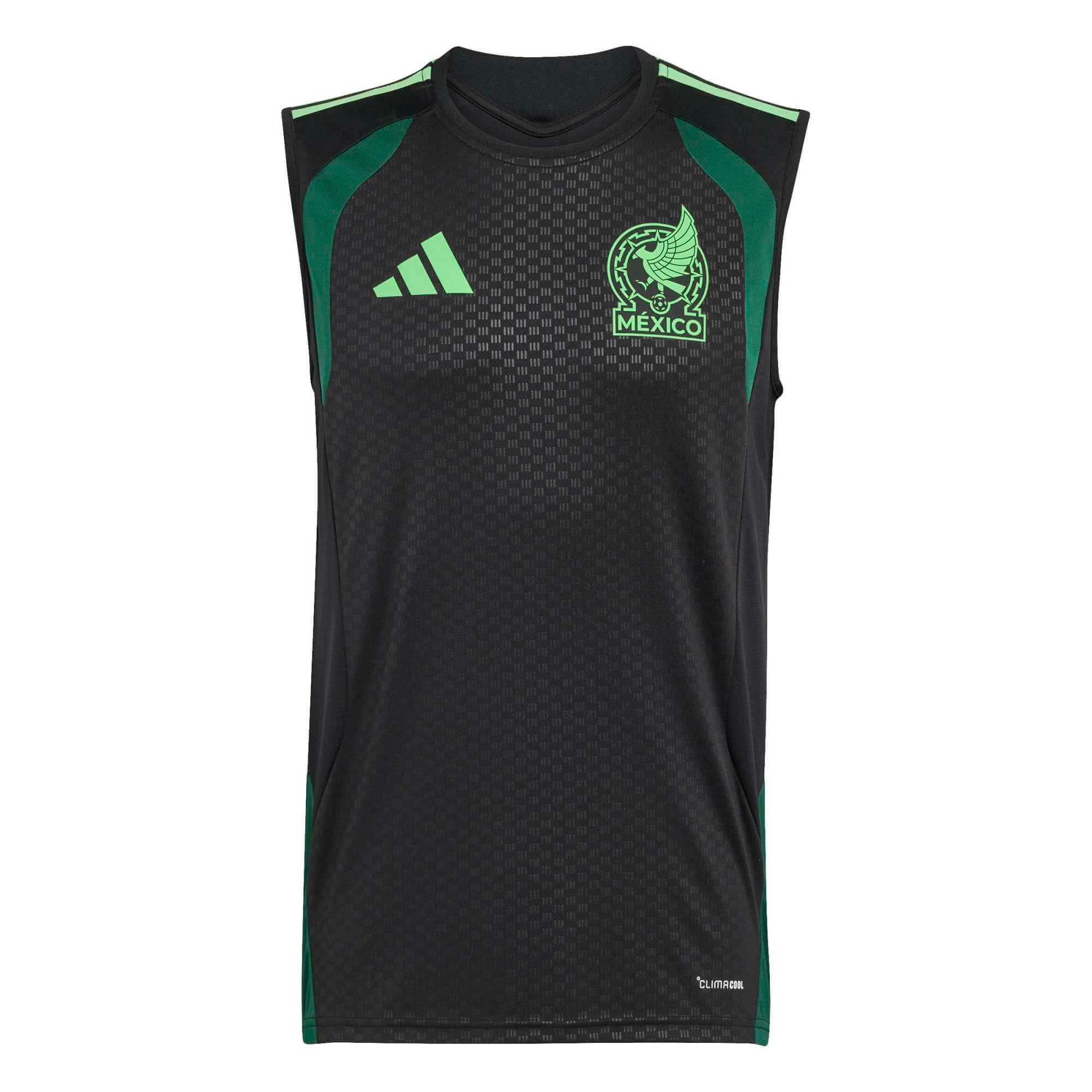 adidas 2026 Mexico Men's Tiro Sleeveless Soccer Jersey (Front)