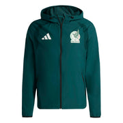 adidas 2026 Mexico Men's Tiro Travel Full Zip Windbreaker (Front)