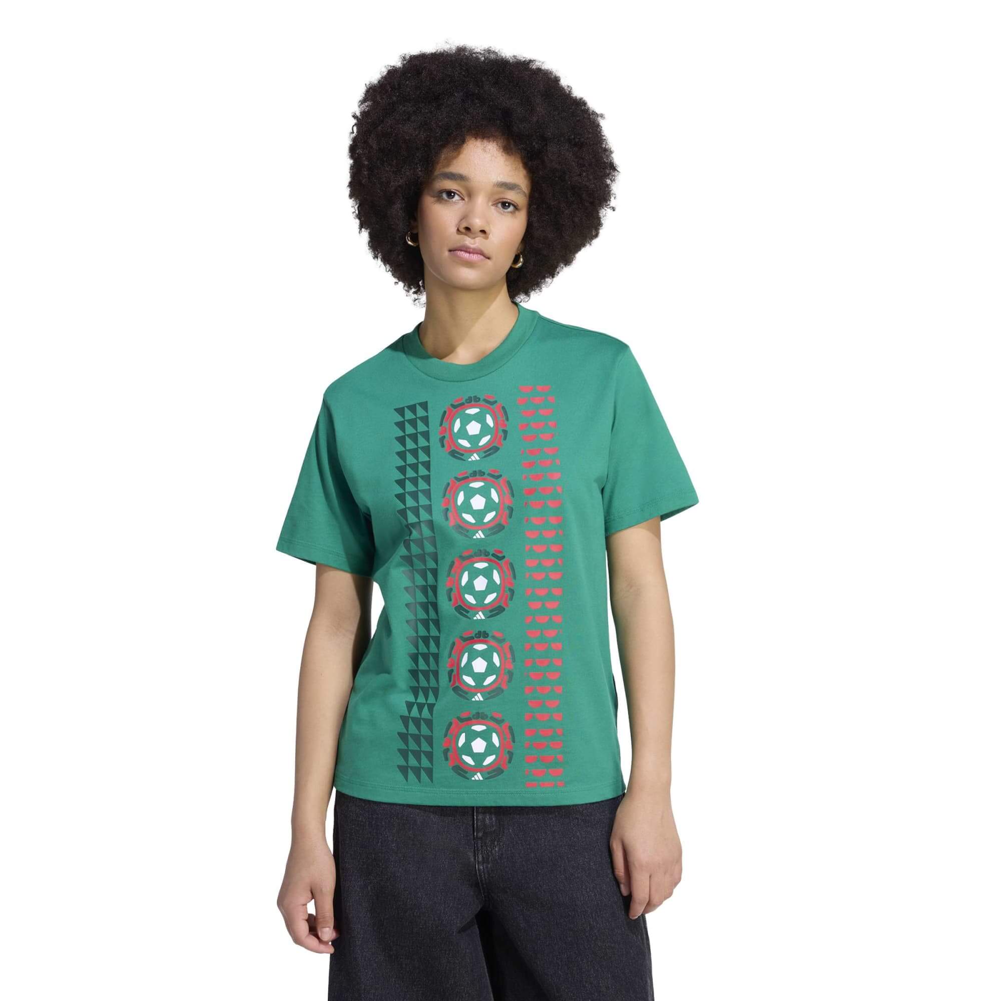 adidas 2026 Mexico Women's Home Tee (Model - Front)
