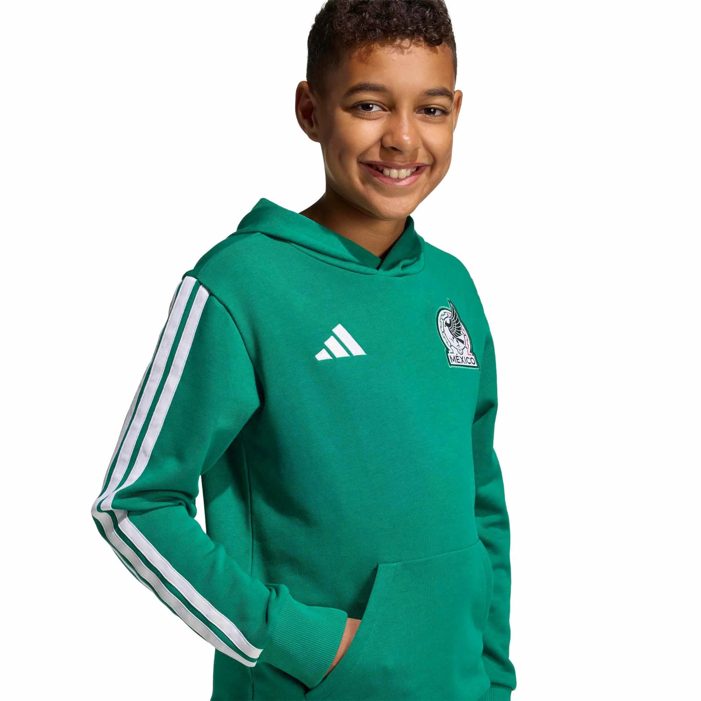 adidas 2026 Mexico Youth Hoodie (Detail 1)
